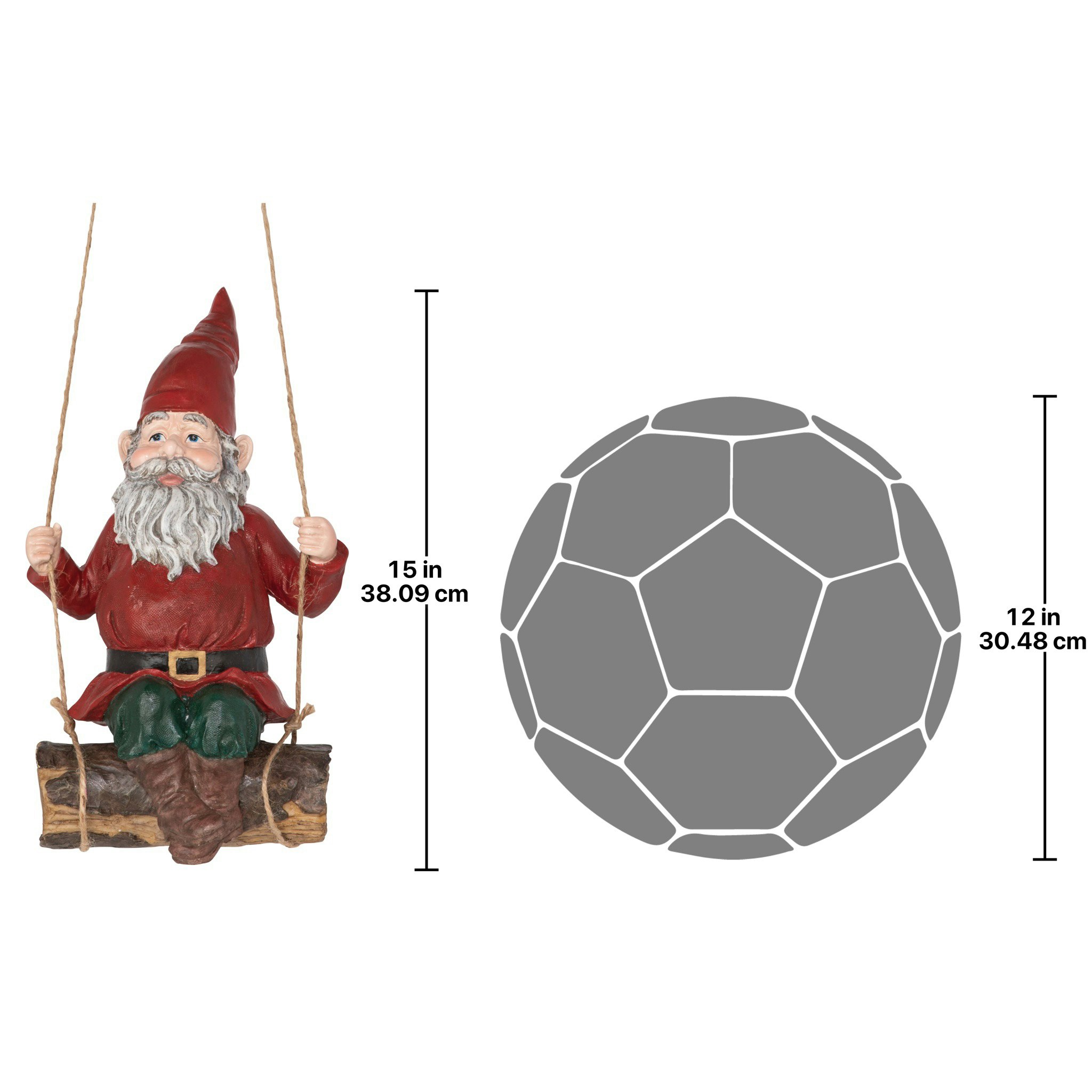 Toscano - Sammy the Swinging Gnome Statue