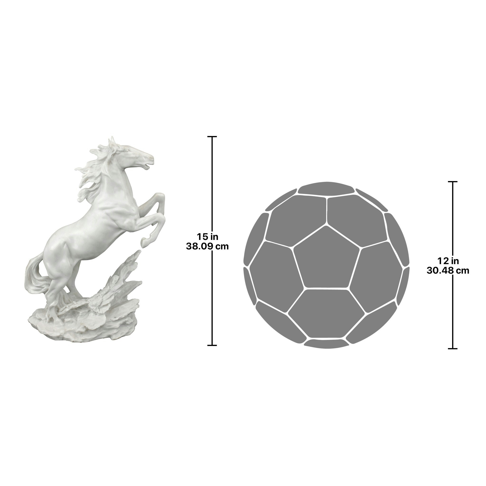 Toscano - Untamed Beauty Bonded Marble Horse Statue