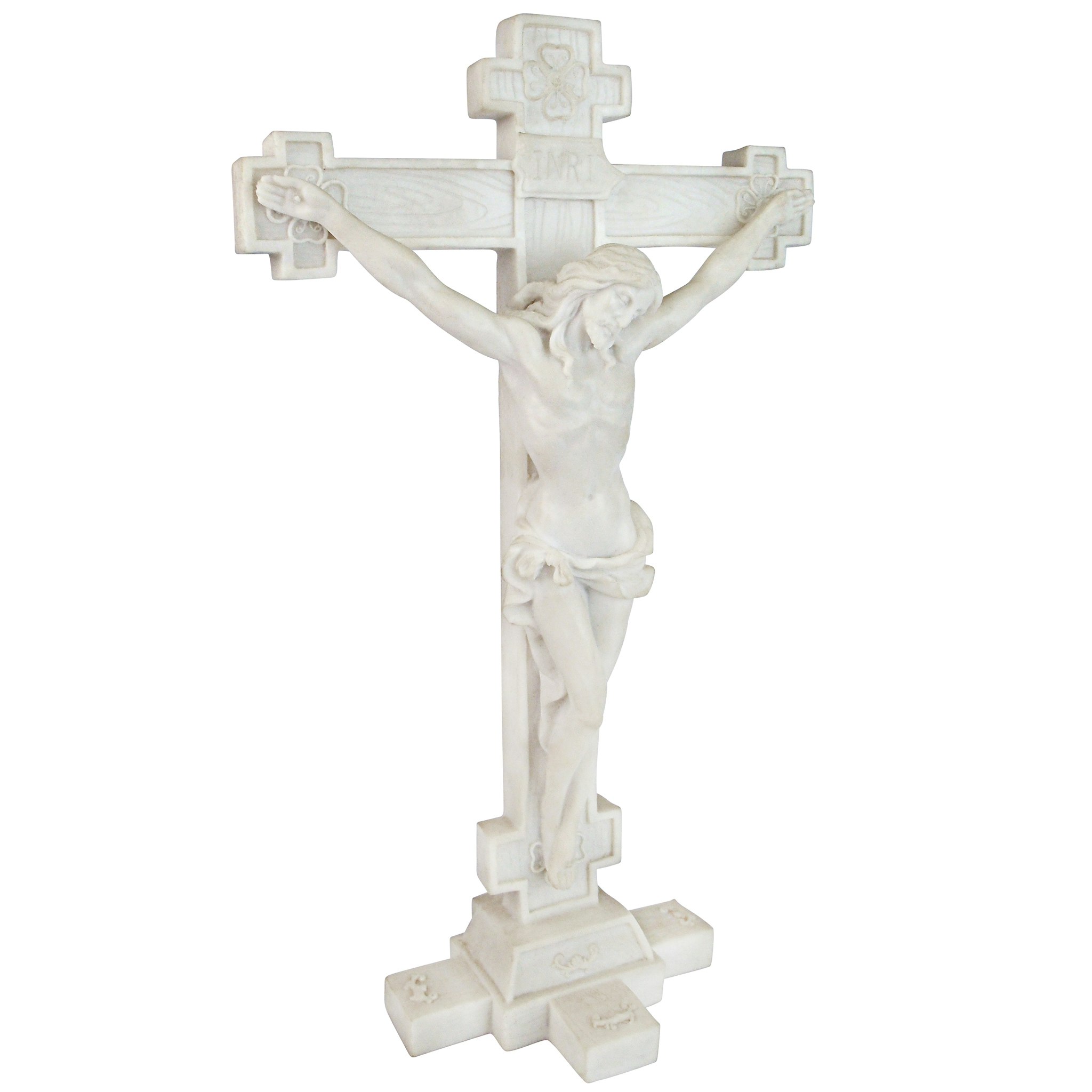 Toscano - Crucifix Body of Christ Bonded Marble Resin Statue