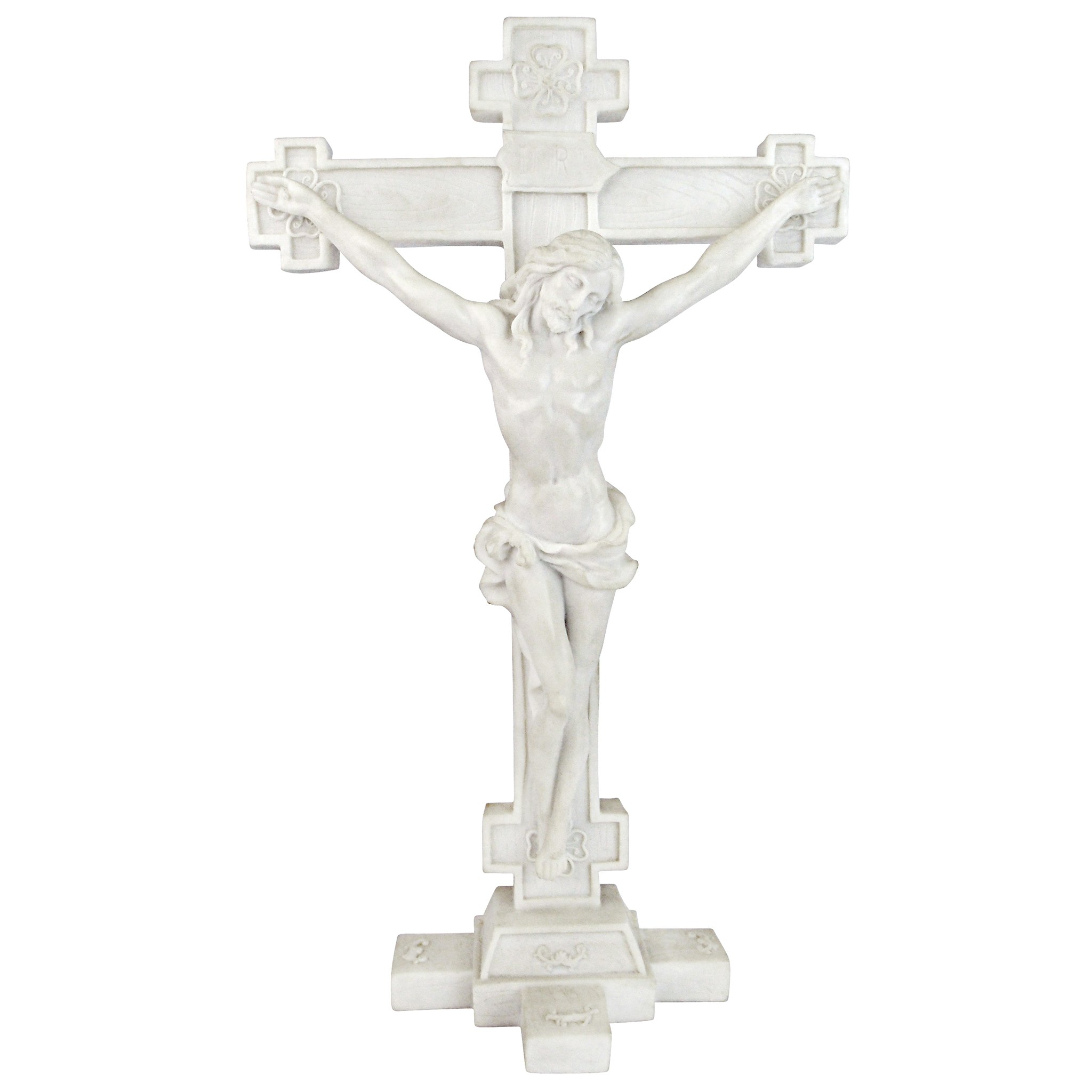 Toscano - Crucifix Body of Christ Bonded Marble Resin Statue