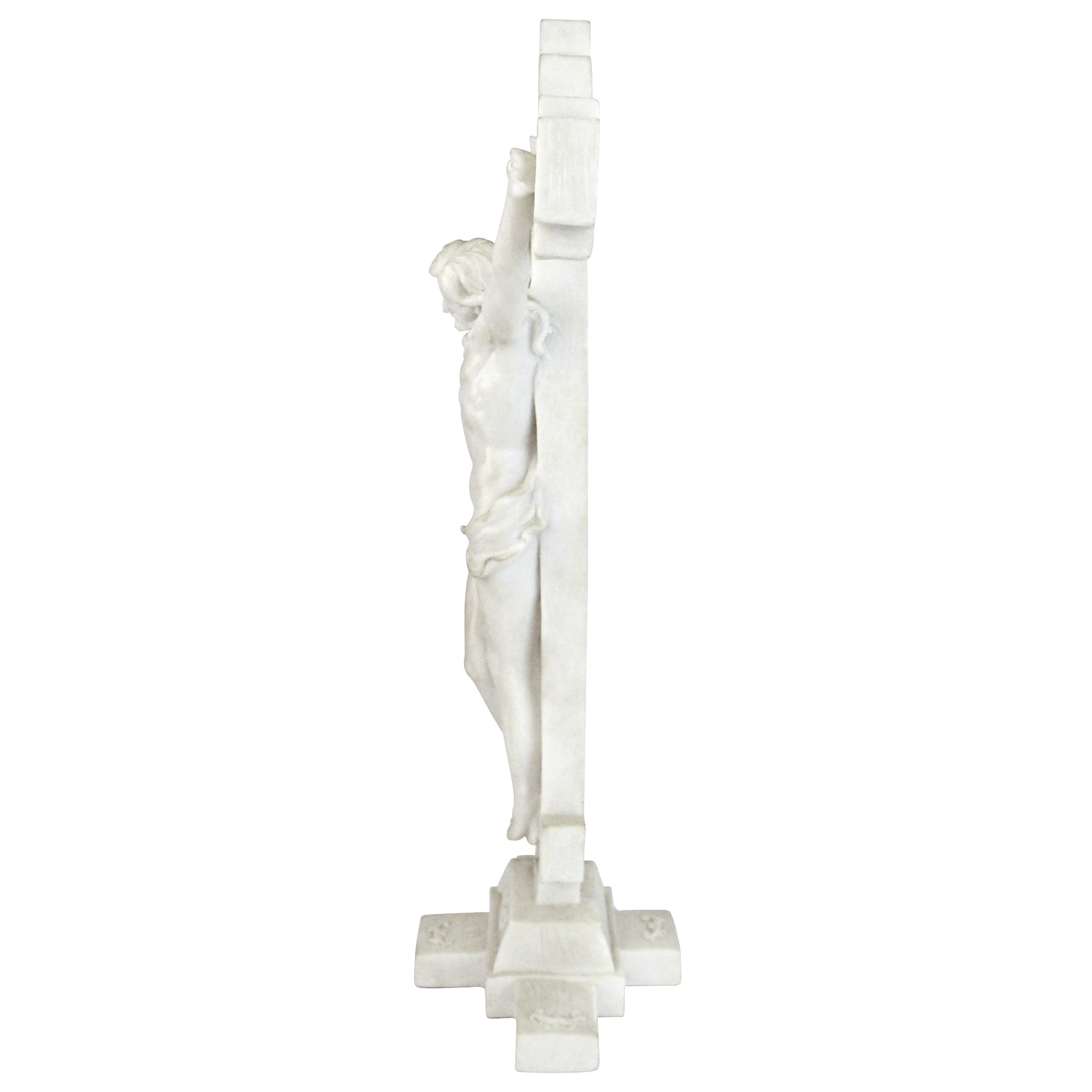 Toscano - Crucifix Body of Christ Bonded Marble Resin Statue