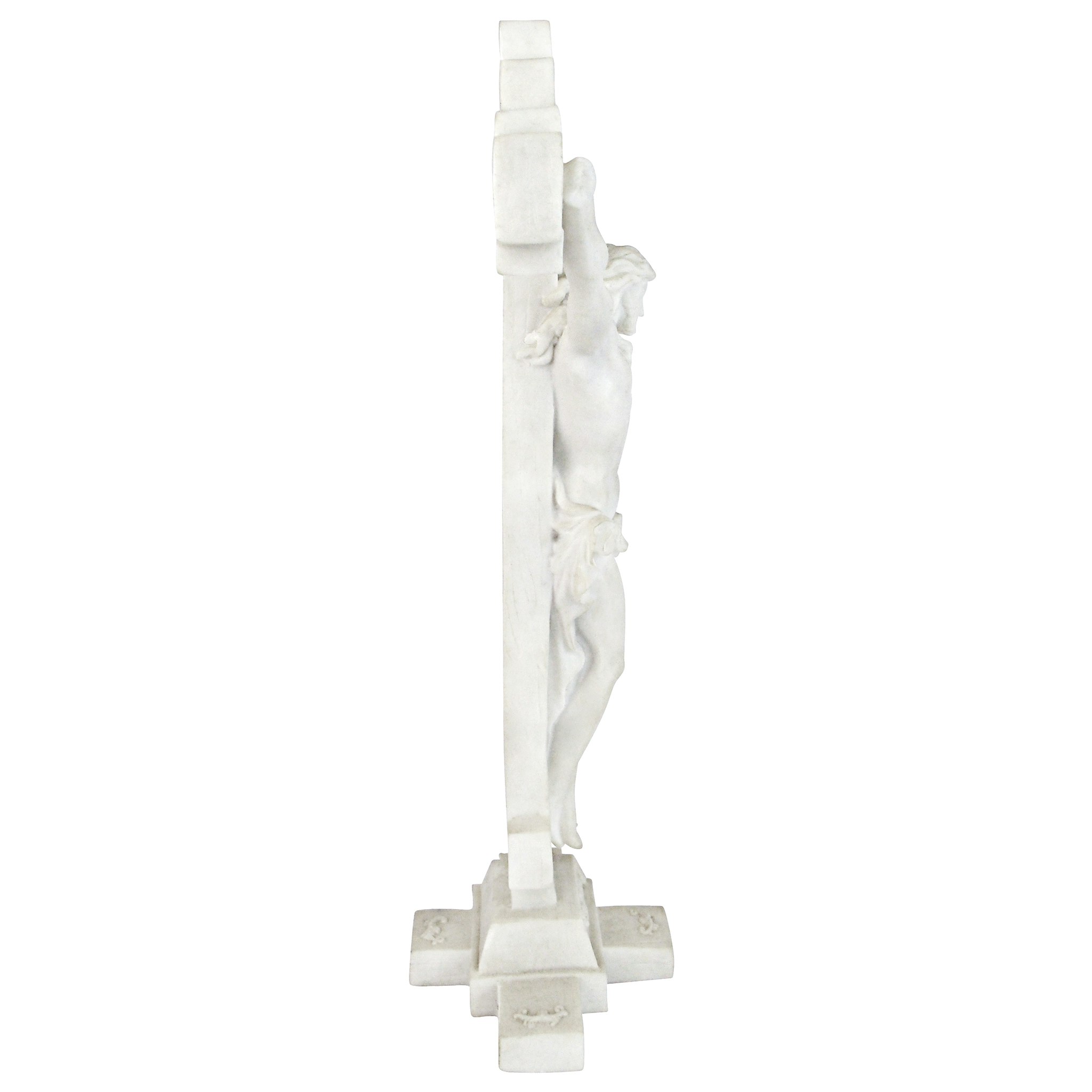 Toscano - Crucifix Body of Christ Bonded Marble Resin Statue