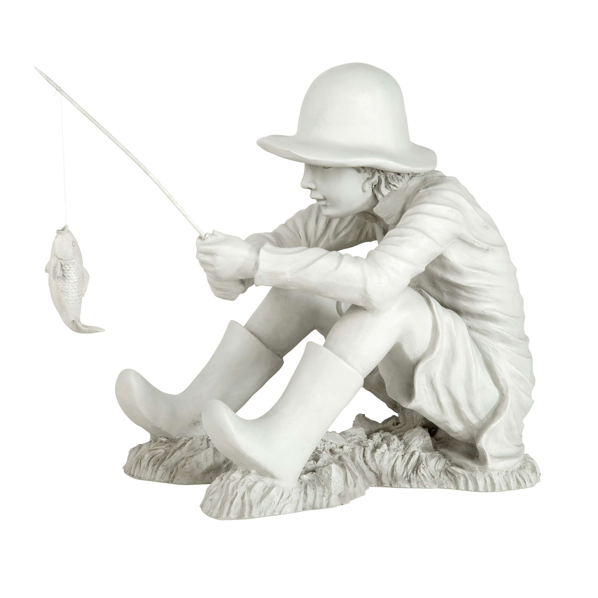 Toscano - Gone Fishing Fisherman Statue