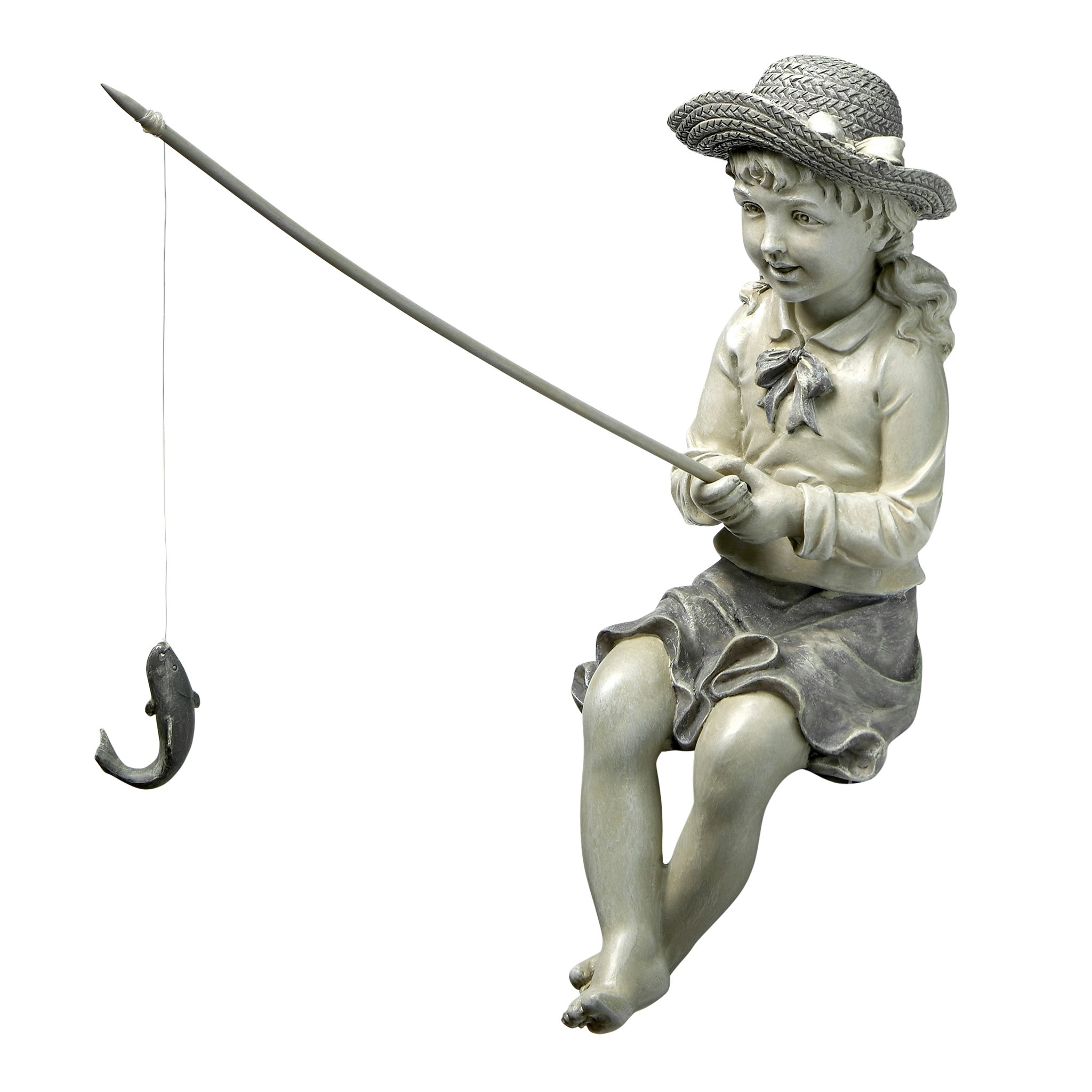 Toscano Nellie Big Catch Fisherwoman Statue - Small