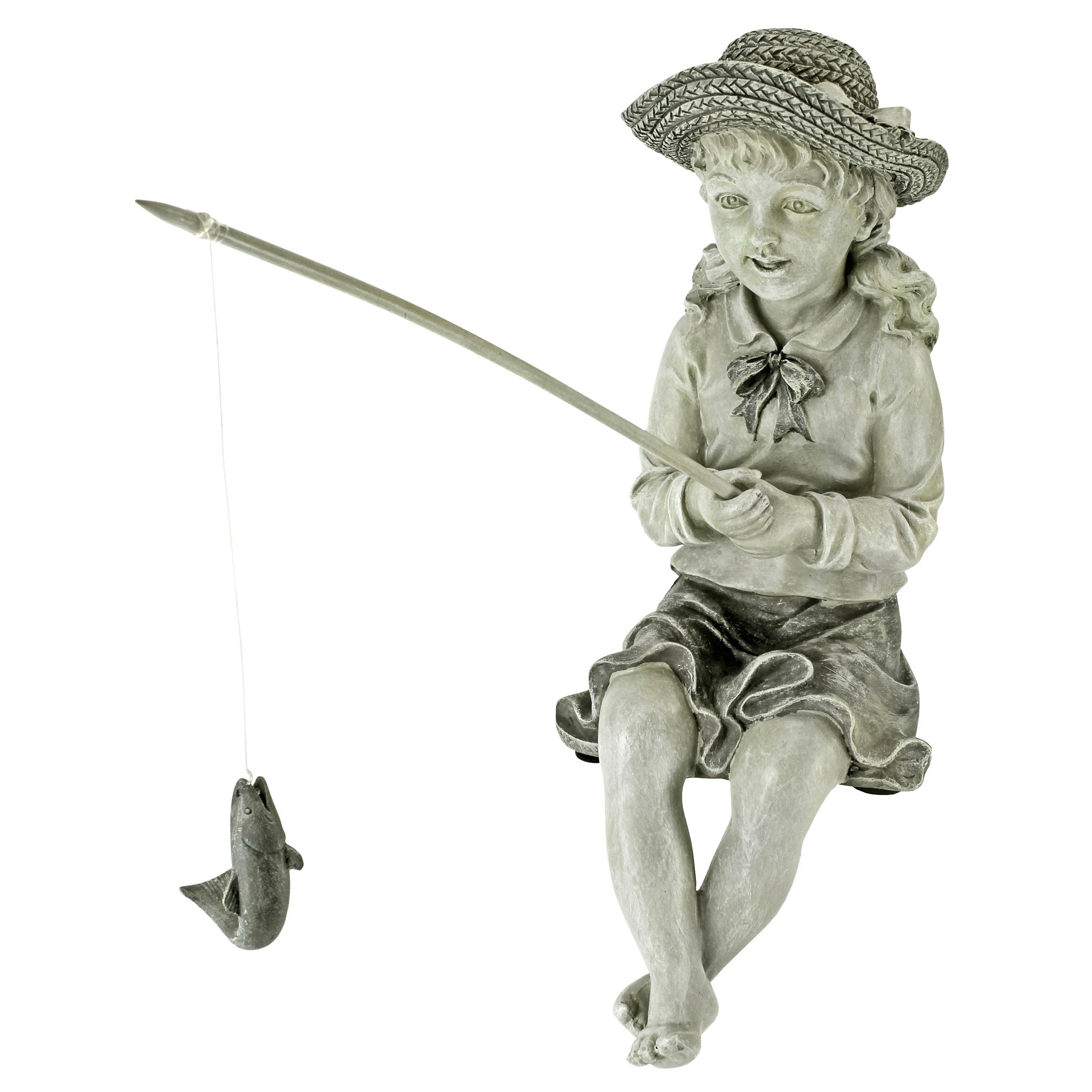 Toscano Nellie Big Catch Fisherwoman Statue - Small
