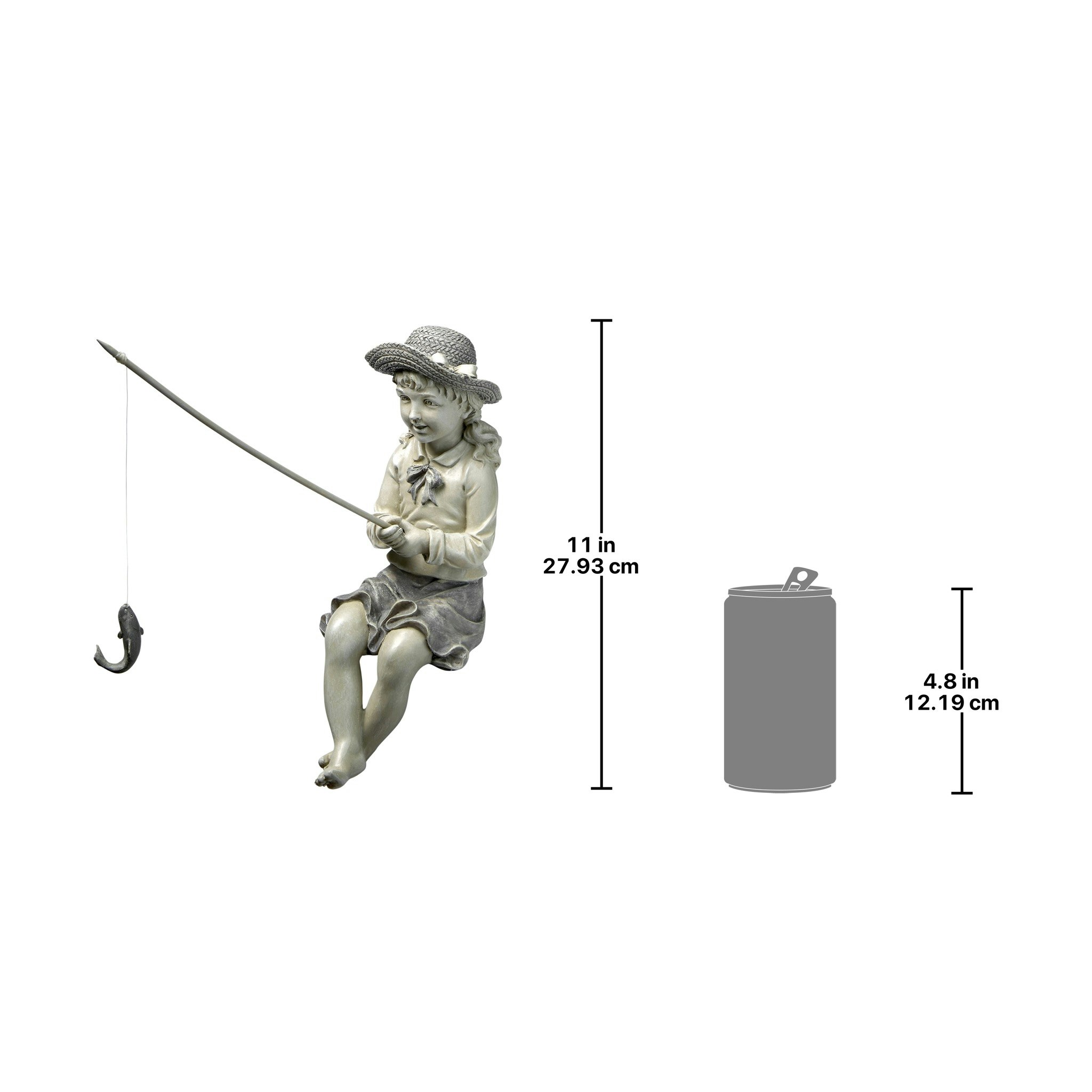 Toscano Nellie Big Catch Fisherwoman Statue - Small