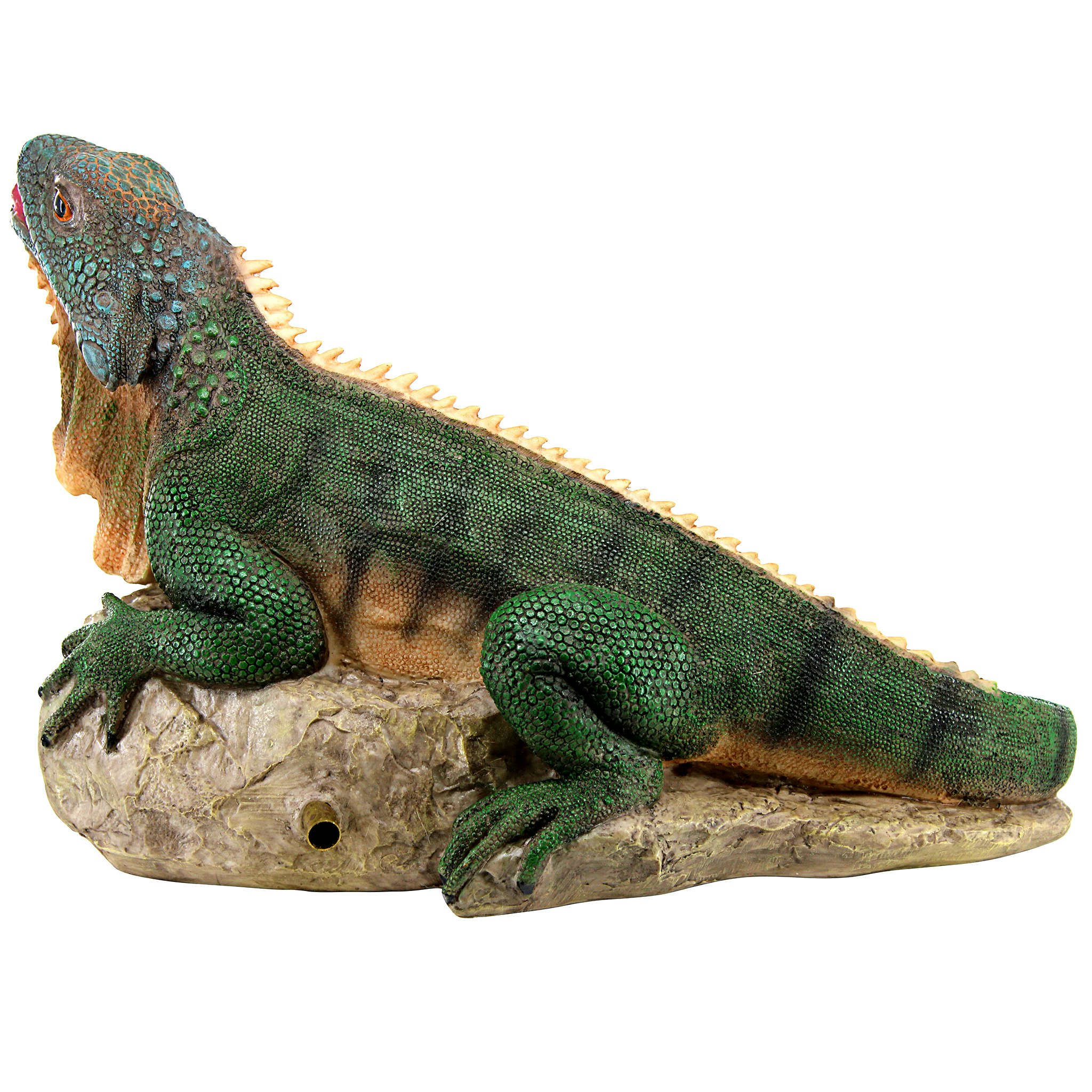 Toscano - Ikethe Iguana Spitter Piped Statue
