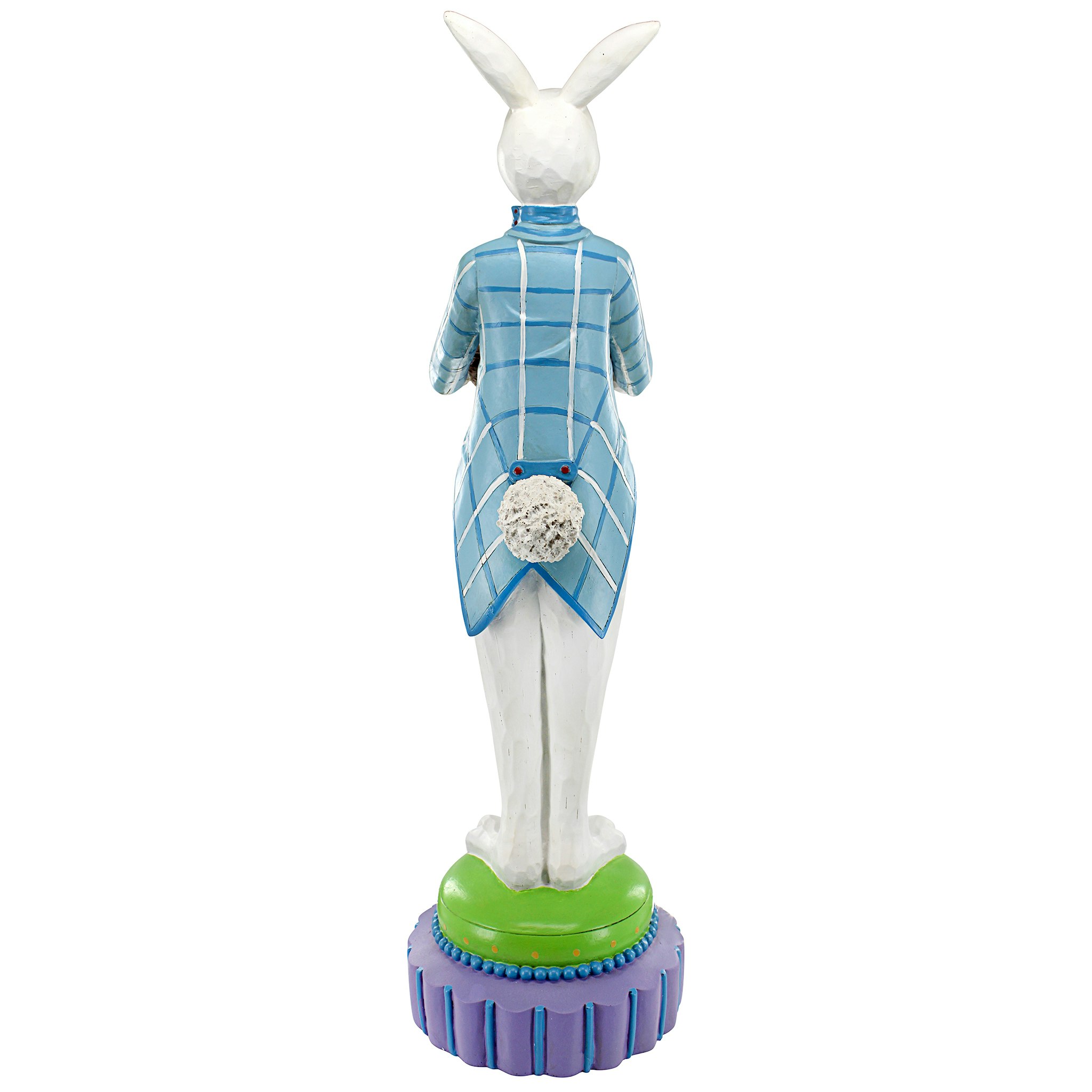 Toscano - Mr. Eggsy at Your Service Easter Bunny Rabbit Butler Statue