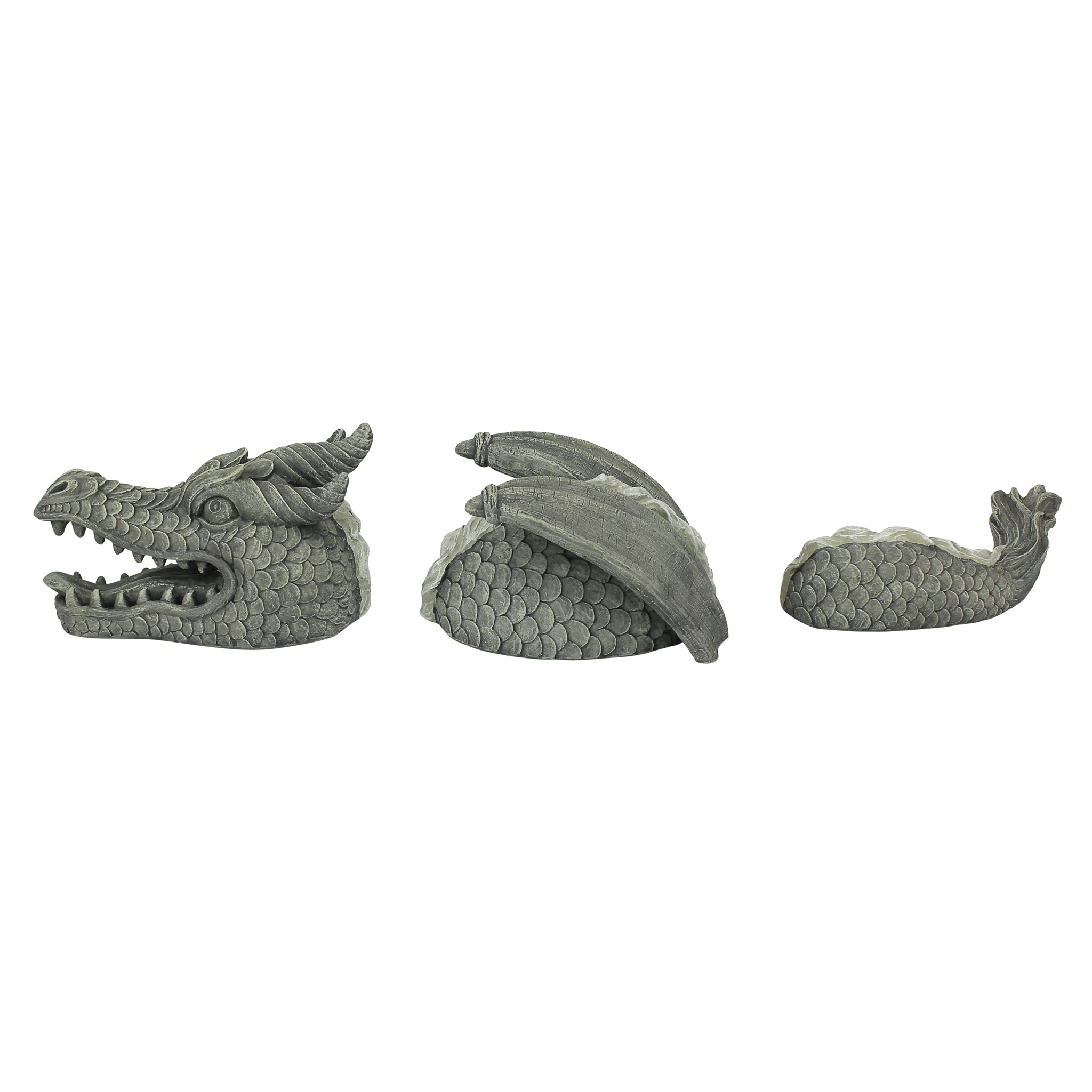 Toscano - The Moat Monster Dragon Lawn Statue