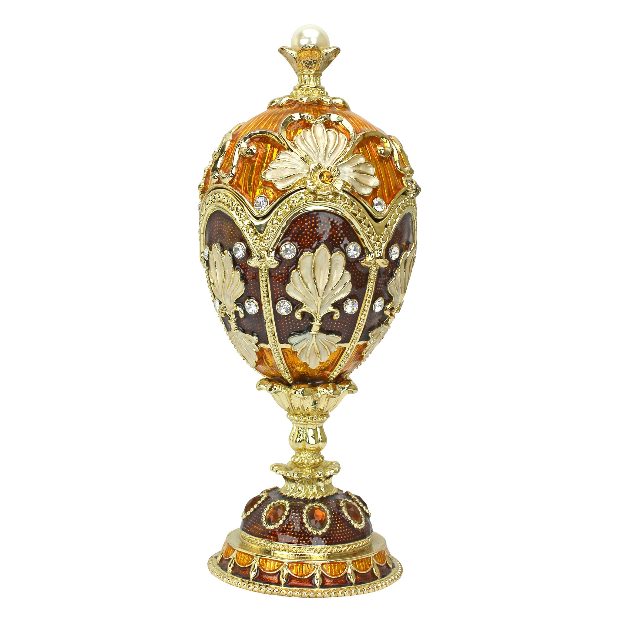Toscano Pavlousk Romanov-Style Collectible Enameled Egg - Constantine