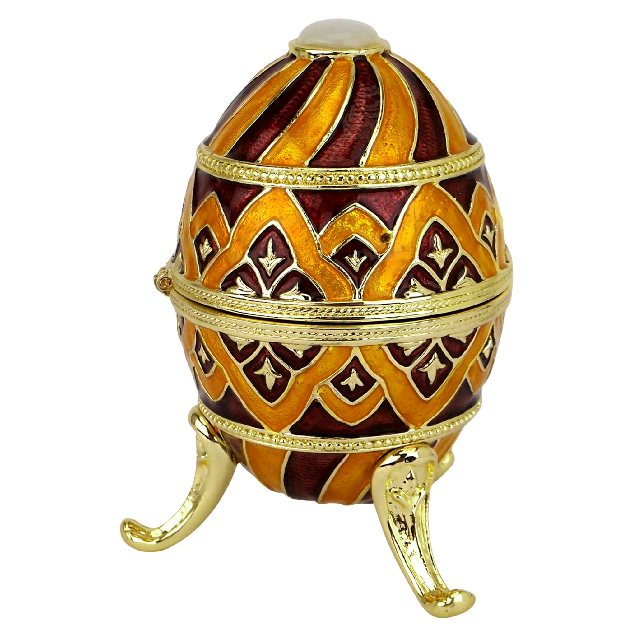 Toscano - Feodorovna Romanov-Style Collectible Enameled Egg