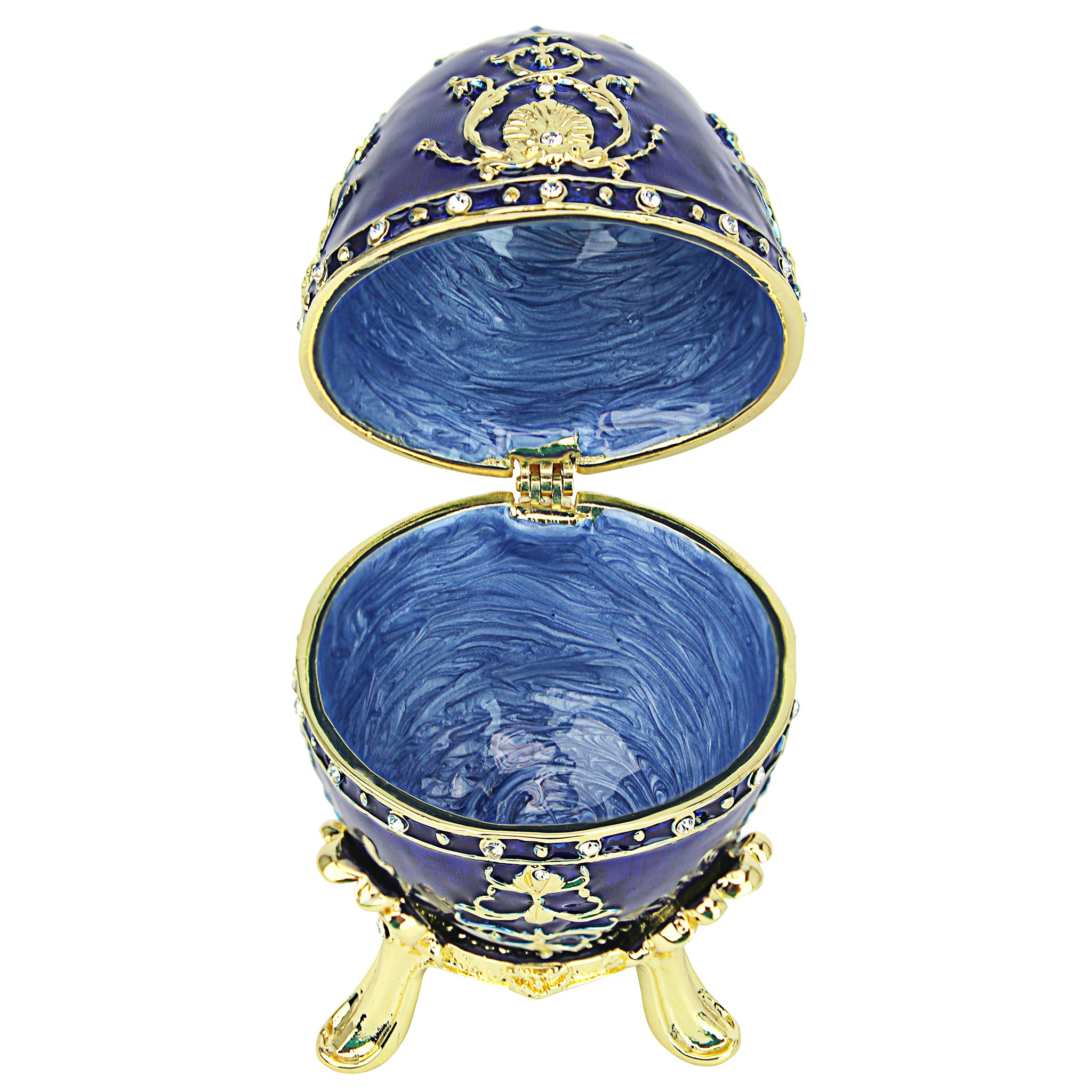 Toscano Peterhof Palace Romanov-Style Collectible Enameled Eggs - Alyona