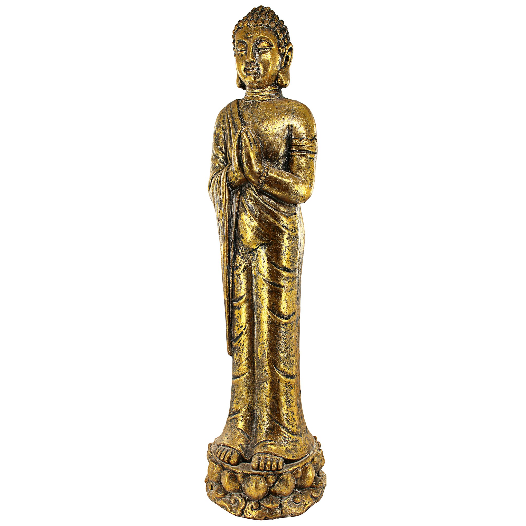 Toscano - Golden Serenity Buddha Asian Statue