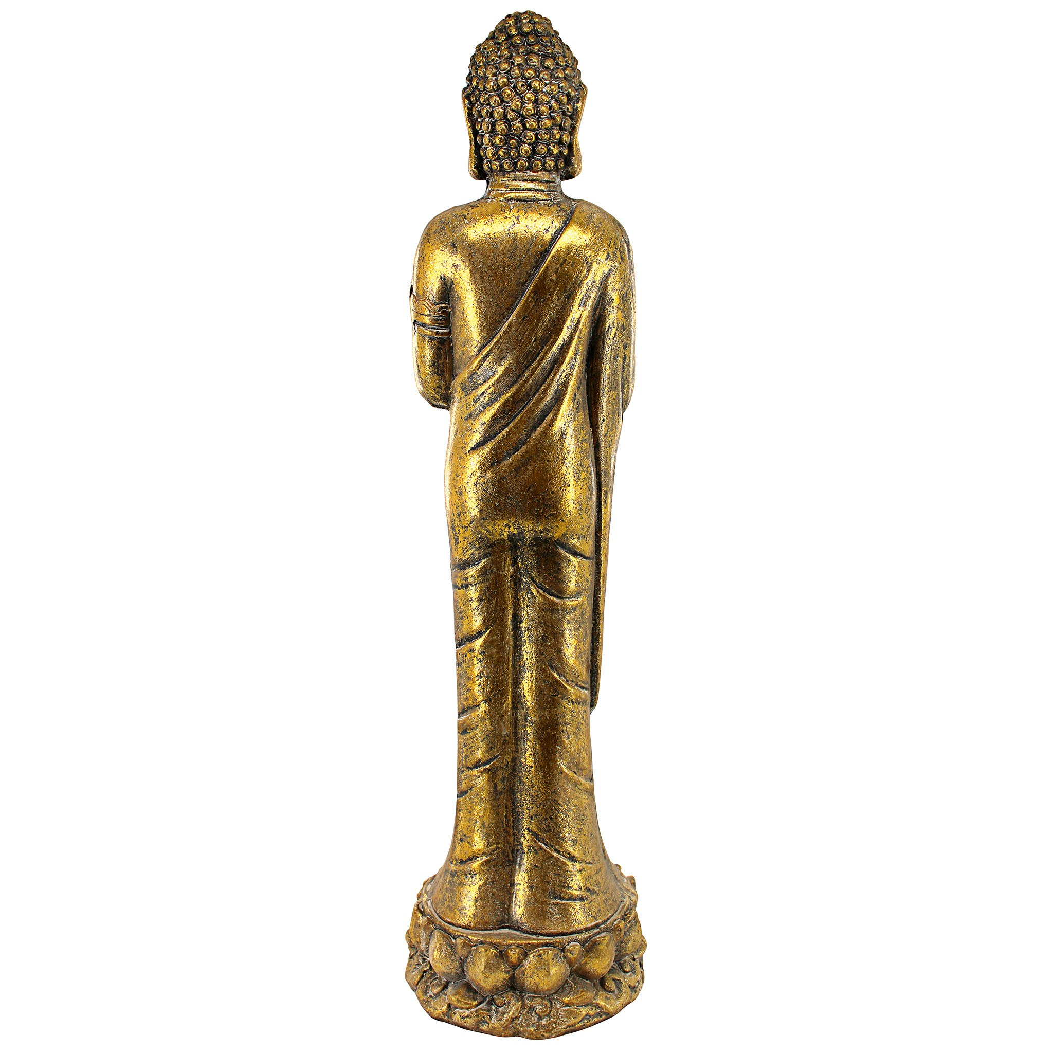Toscano - Golden Serenity Buddha Asian Statue