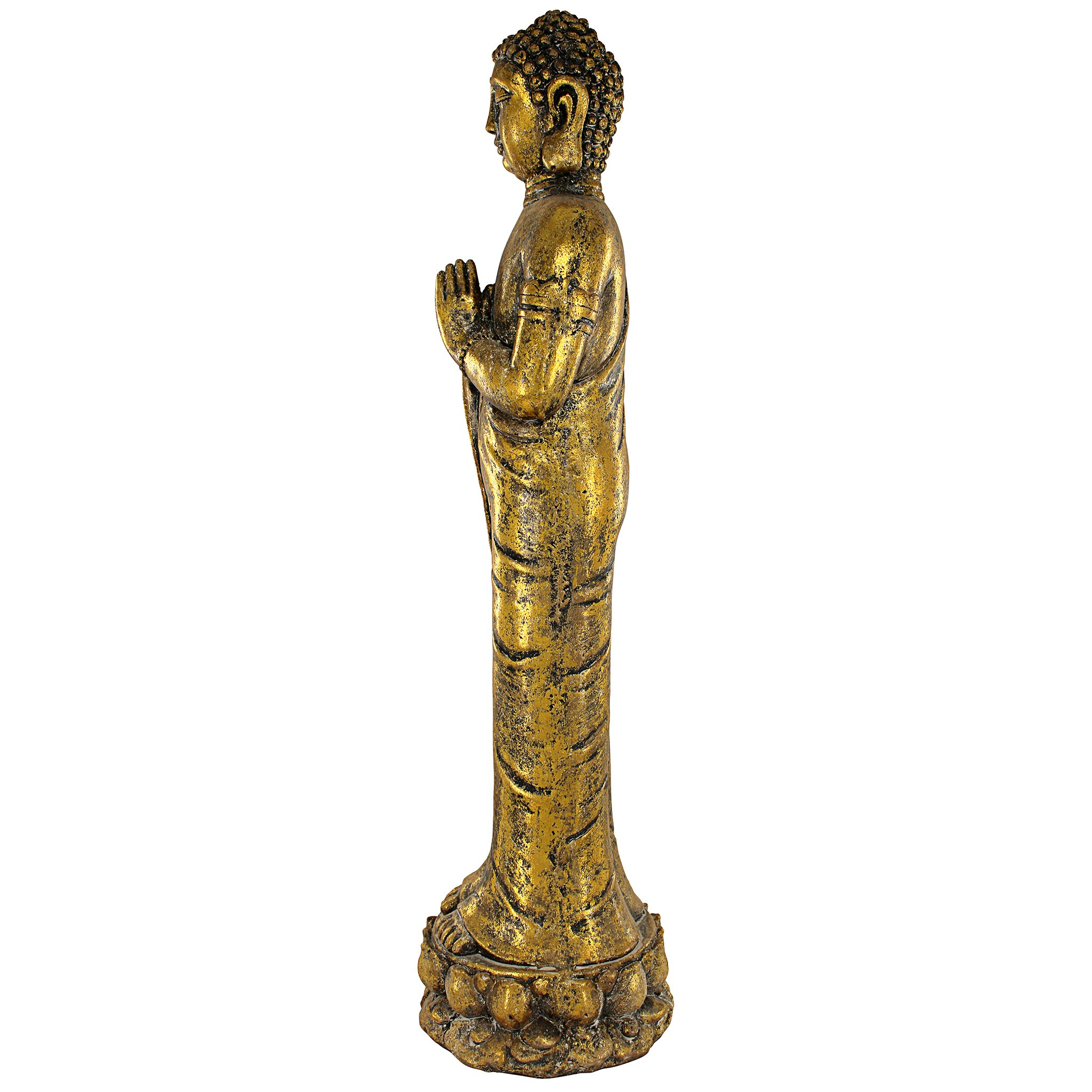 Toscano - Golden Serenity Buddha Asian Statue