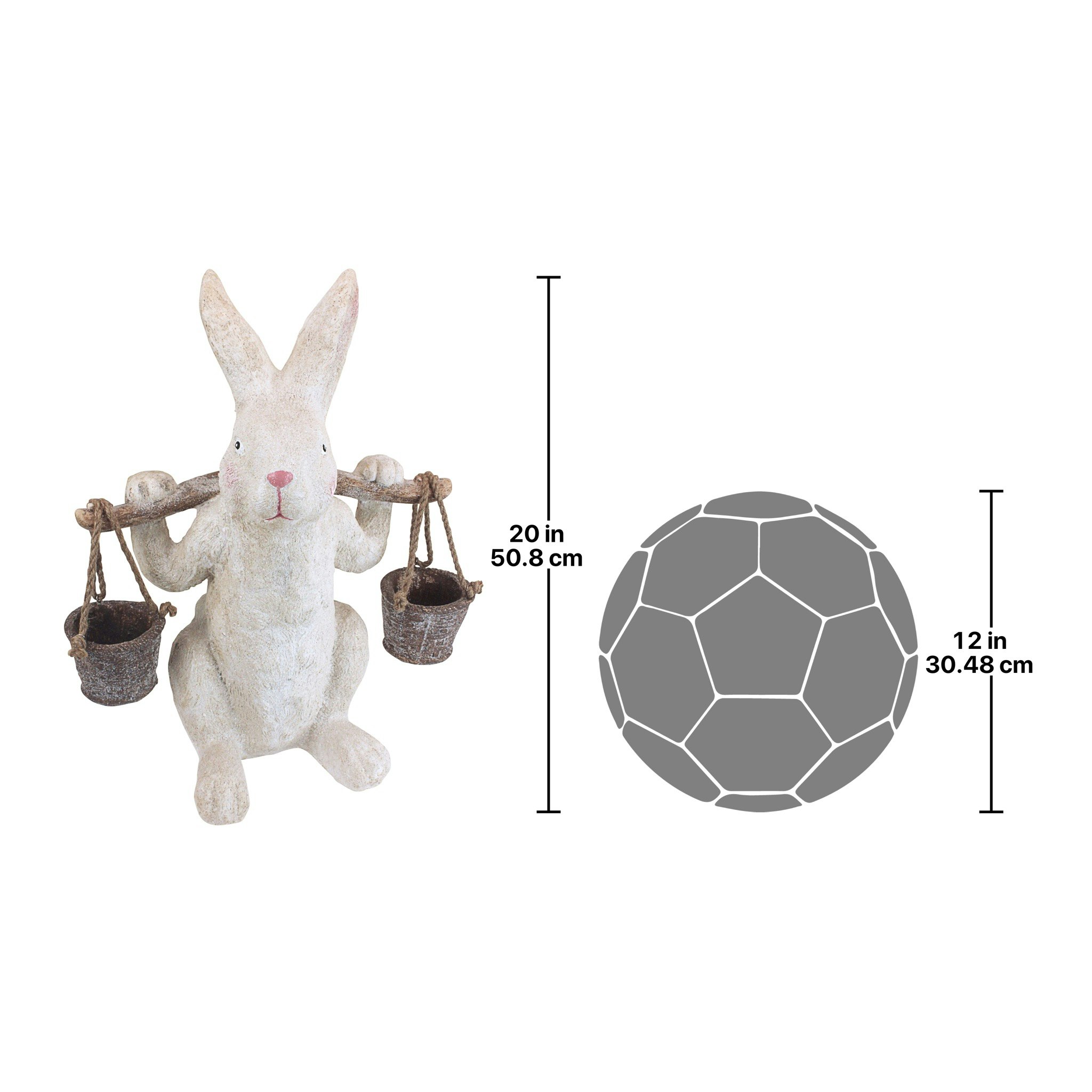 Toscano - Ezekiel Rabbitthe Yokes on Him Easter Bunny Statue
