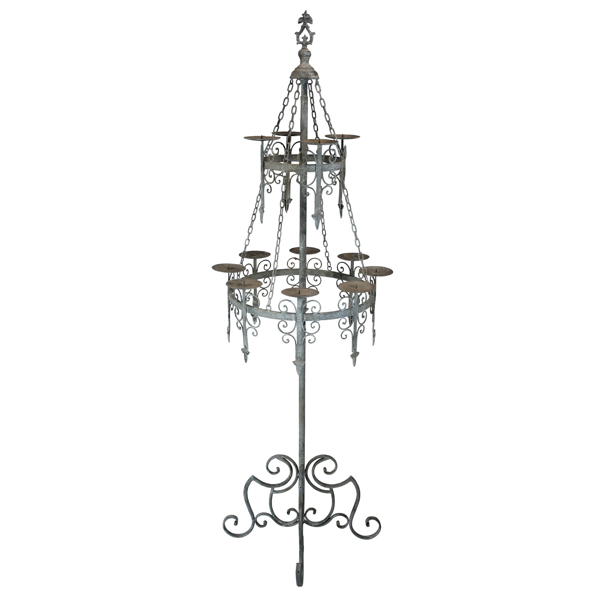 Toscano - Malbork Castle Gothic Floor Candelabra