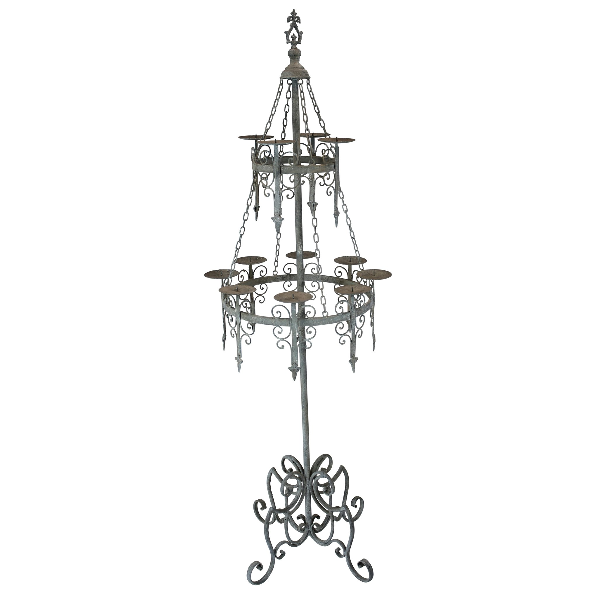Toscano - Malbork Castle Gothic Floor Candelabra