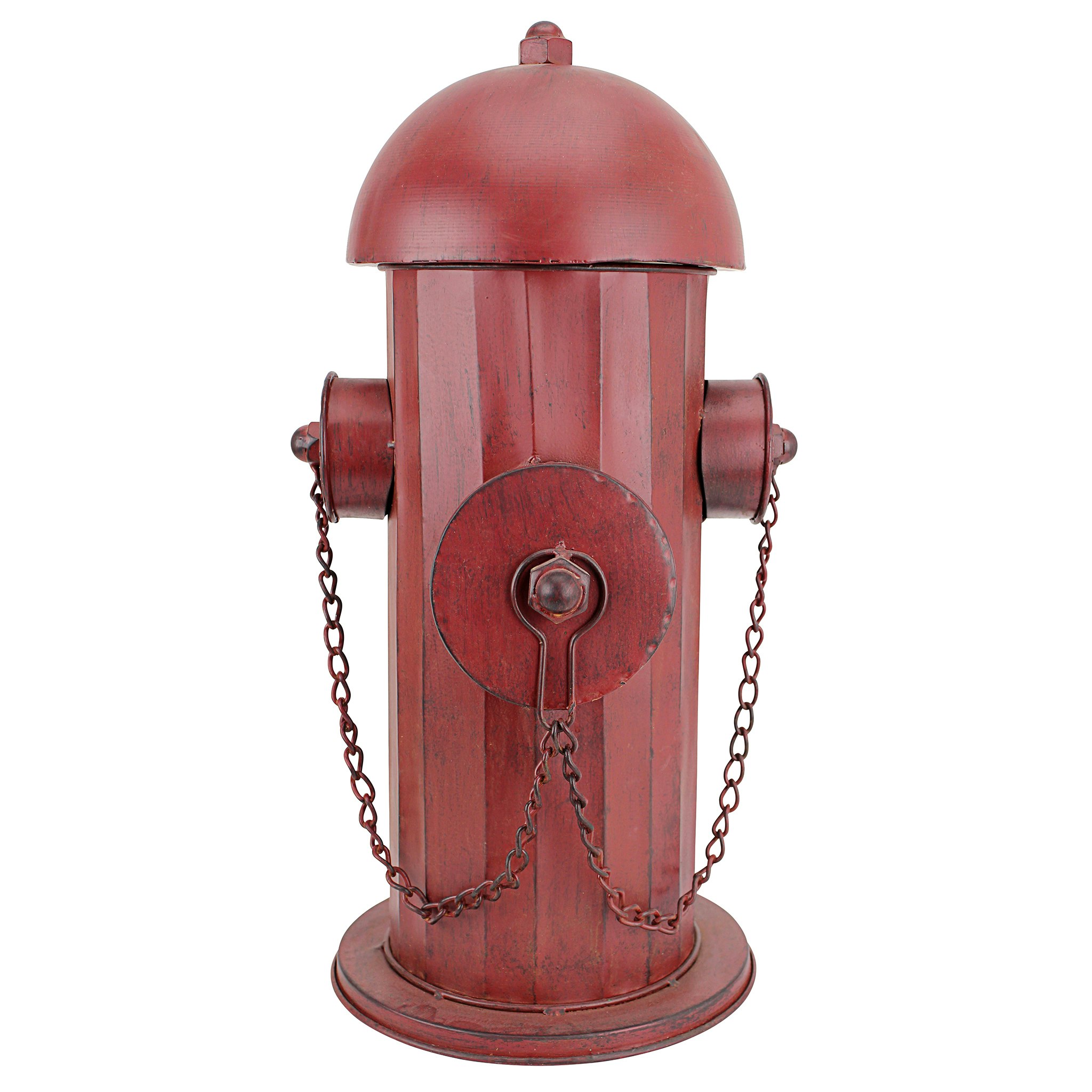 Toscano Vintage Metal Fire Hydrant Statue - Medium