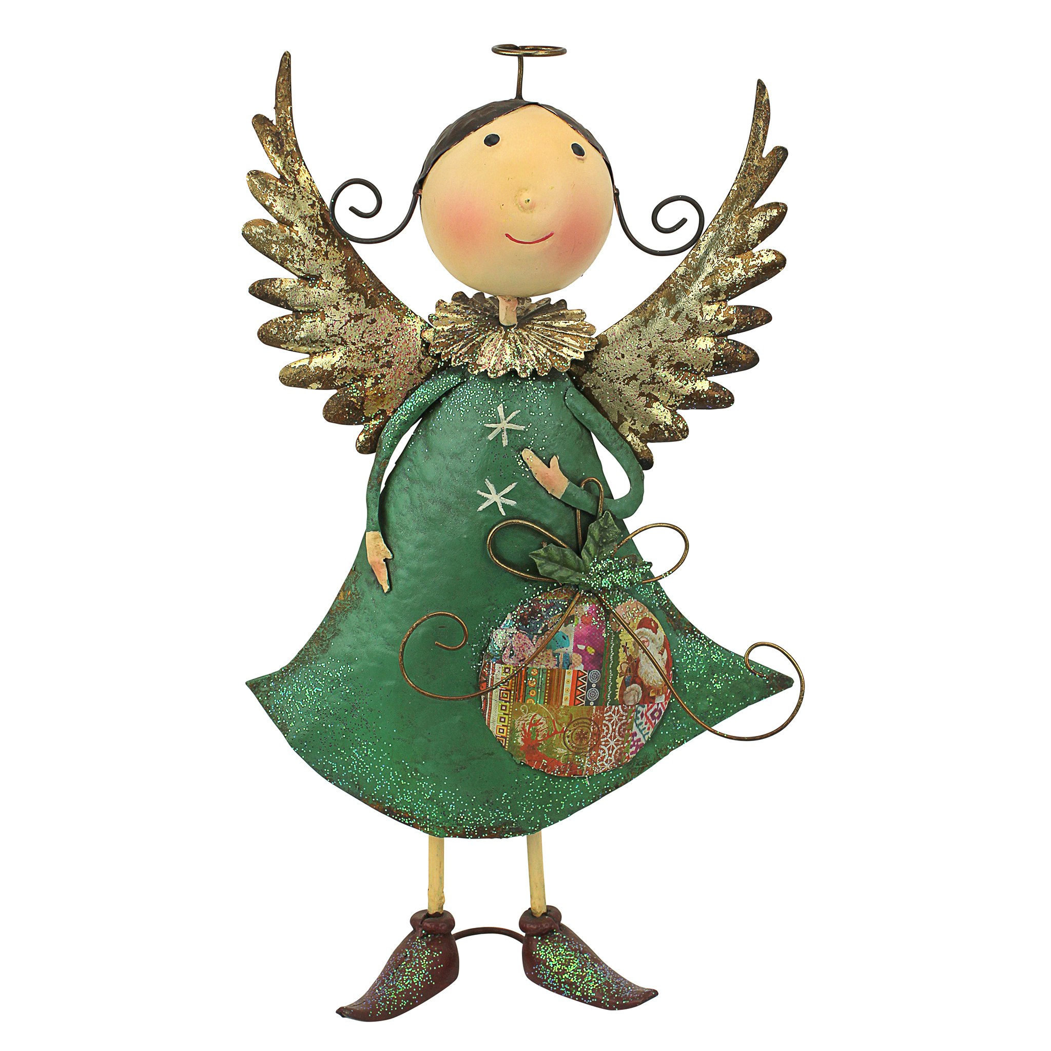Toscano Holiday Helper Angel Statue - Blanche