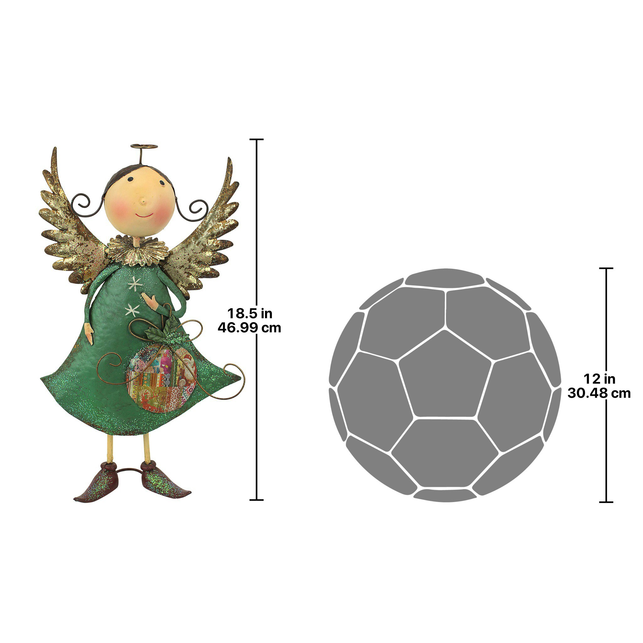Toscano Holiday Helper Angel Statue - Blanche