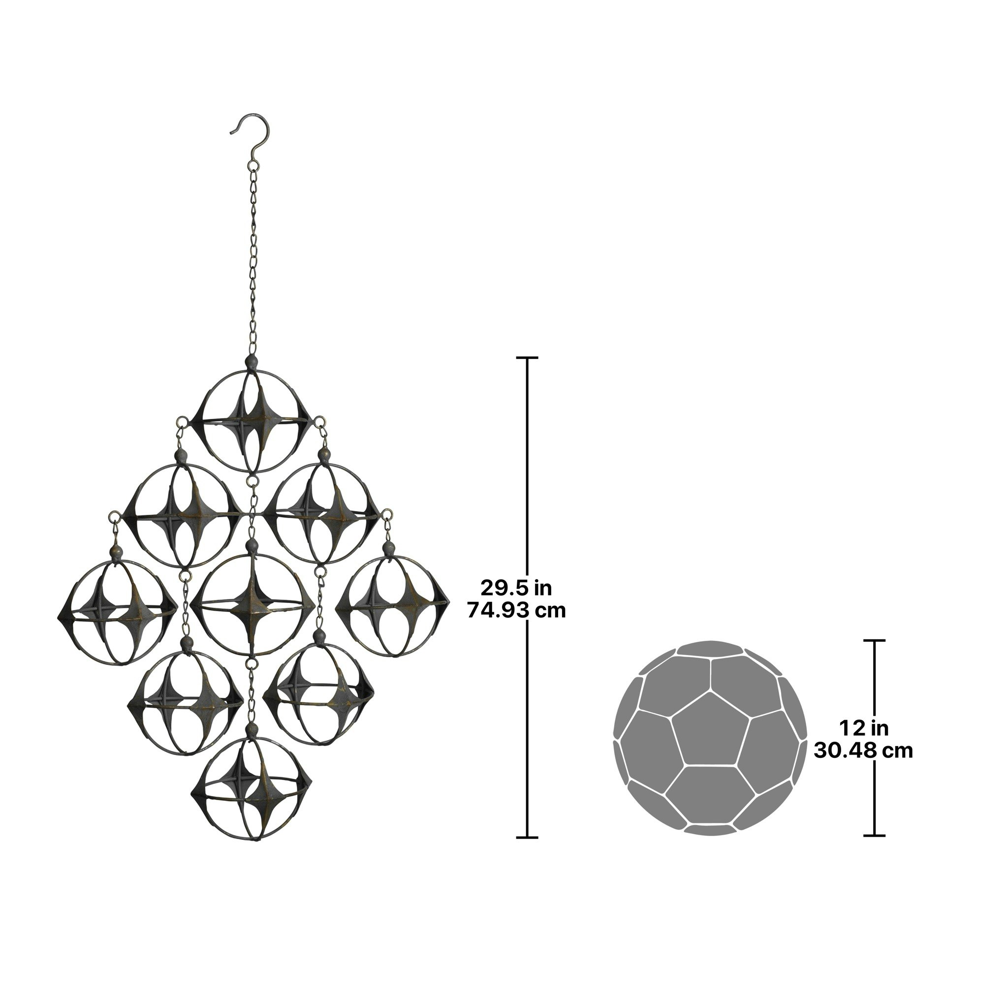 Toscano - Kinetic Constellation Futuristic Mobile Hanging Sculpture