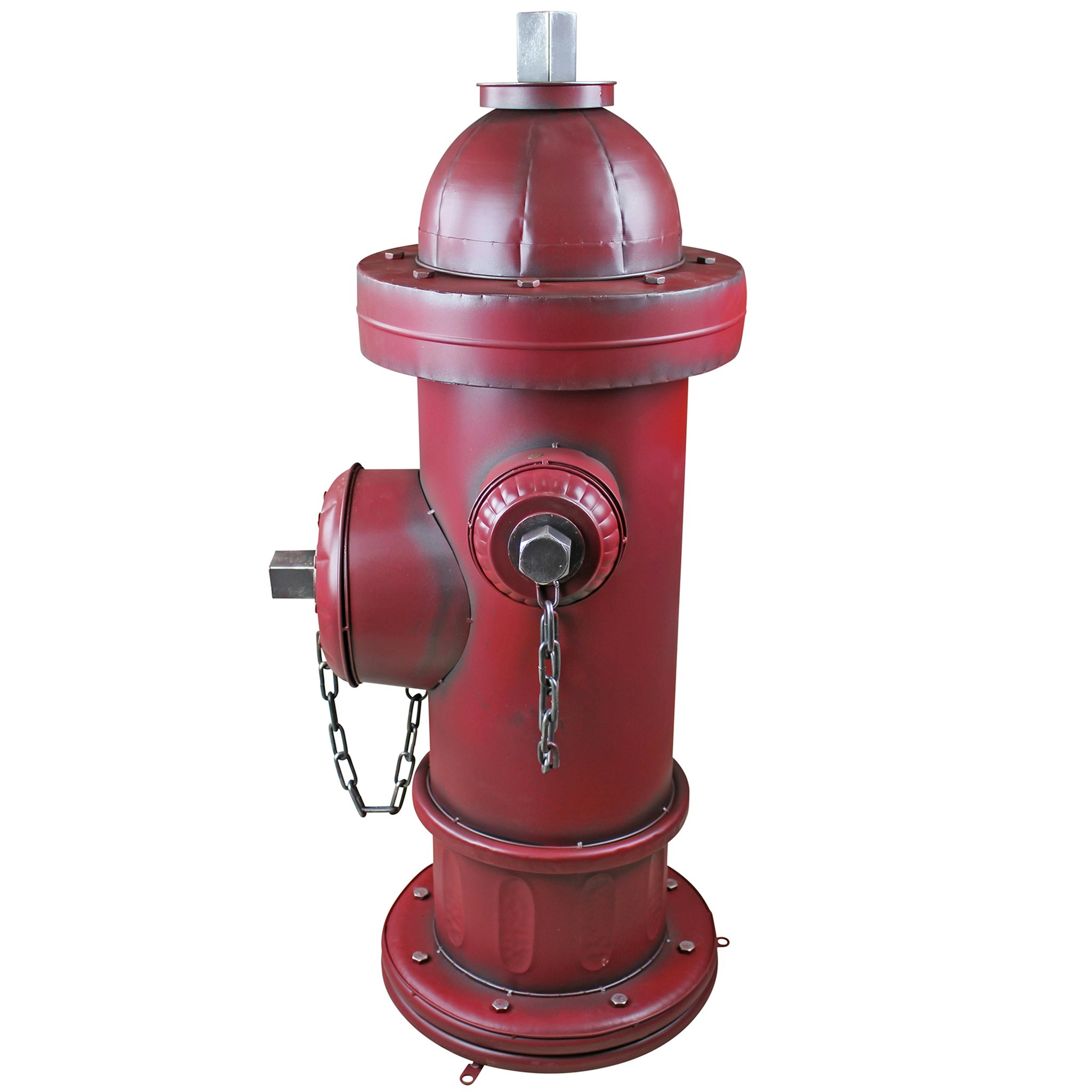 Toscano Vintage Metal Fire Hydrant Statue - Grande