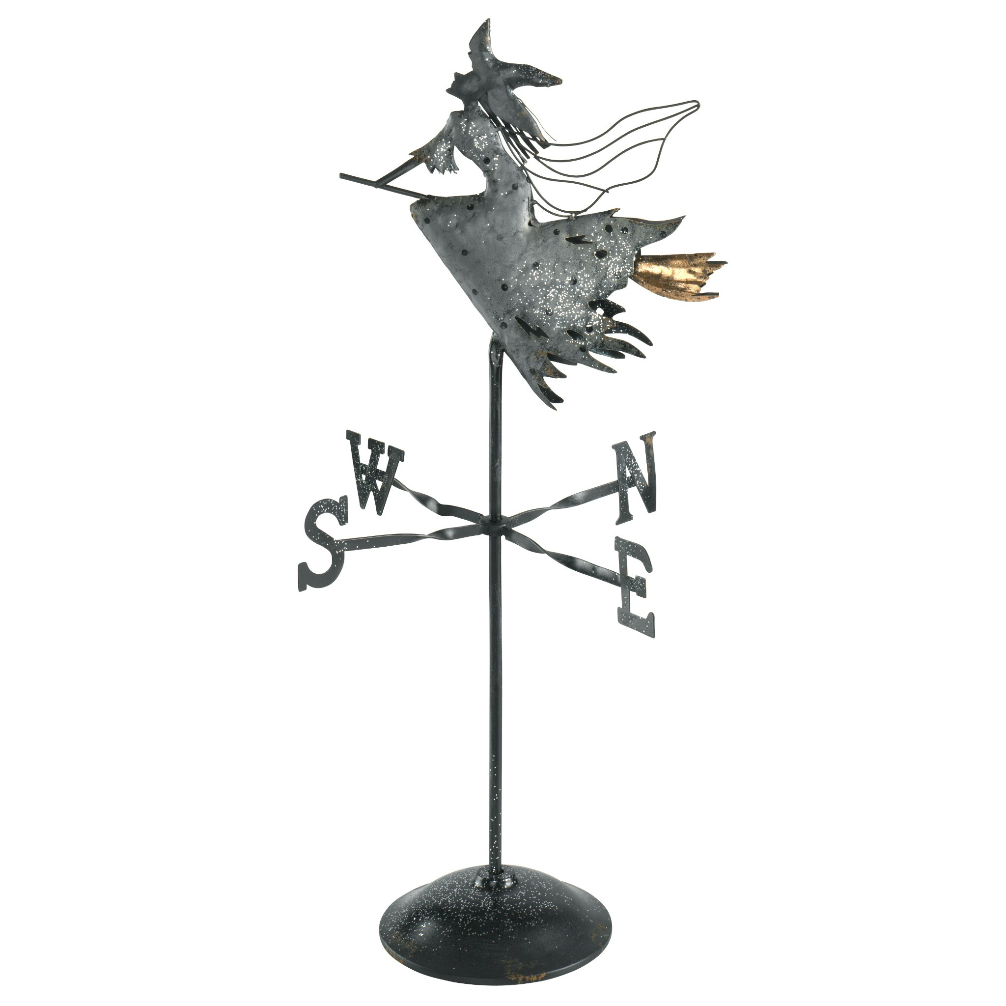 Toscano - Bewitched Wicked Witch Tabletop Weathervane in Metal