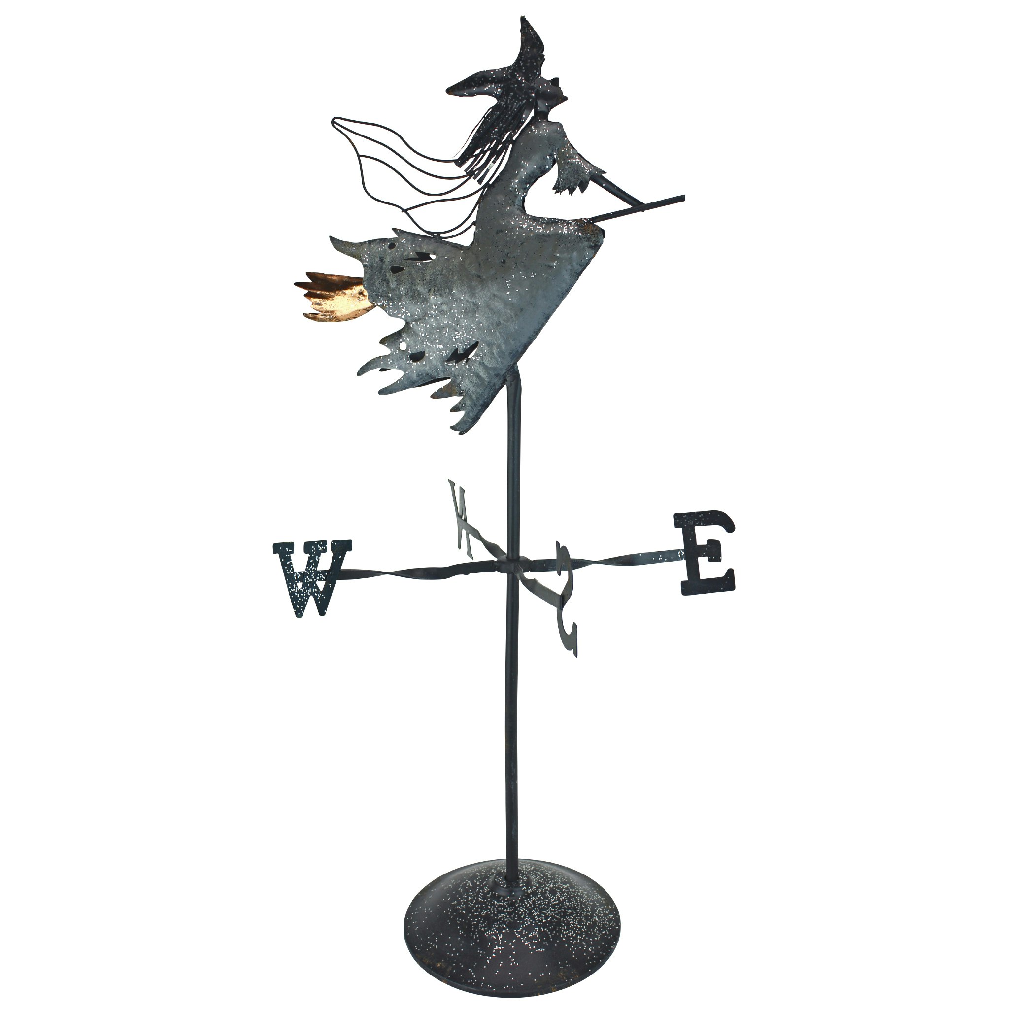 Toscano - Bewitched Wicked Witch Tabletop Weathervane in Metal