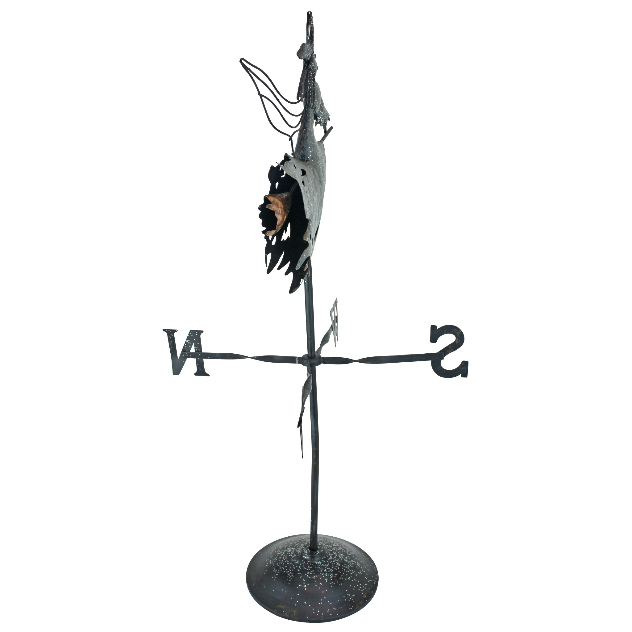 Toscano - Bewitched Wicked Witch Tabletop Weathervane in Metal