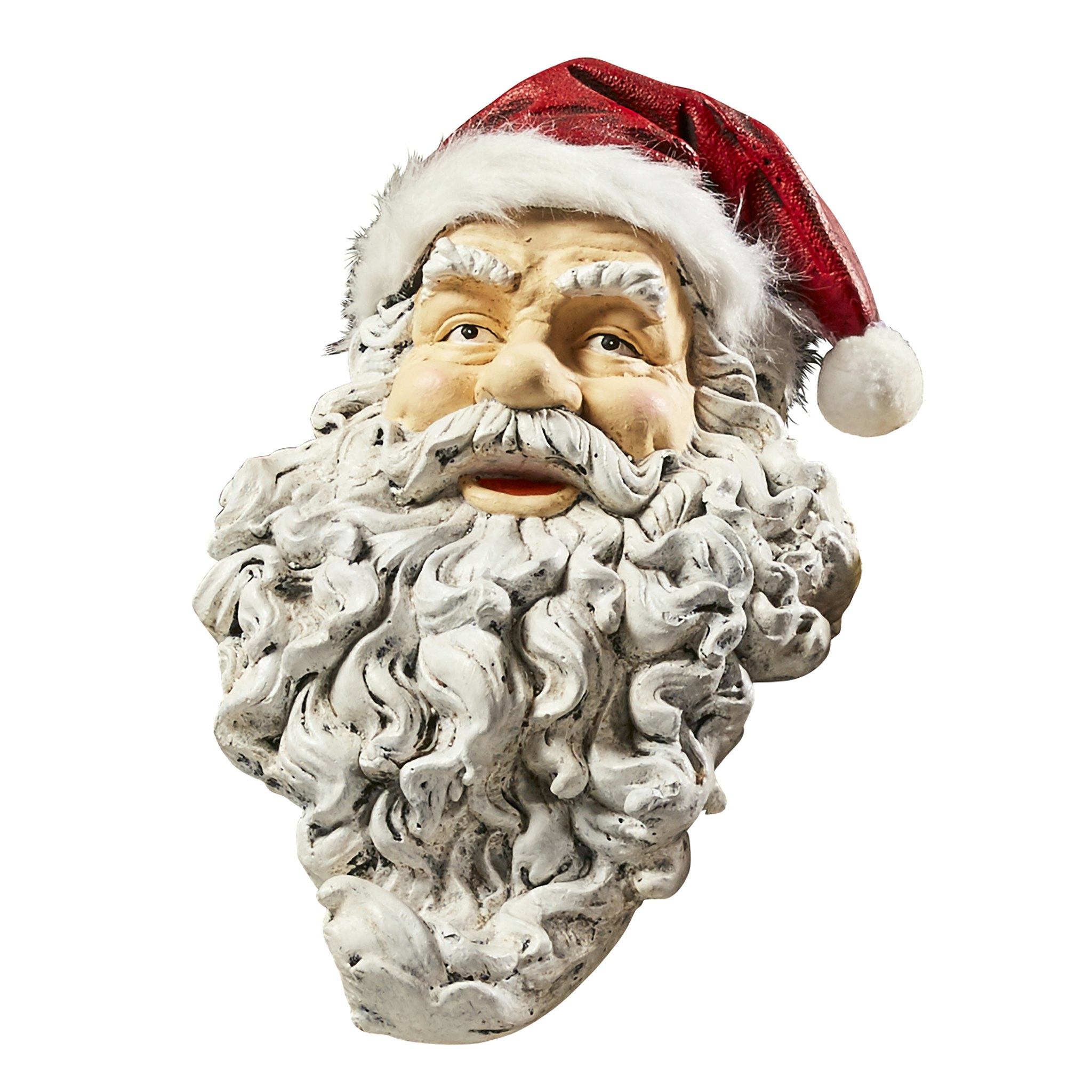 Toscano - Ho-Ho-Hold It Santa Mantel Stocking Holder Statue