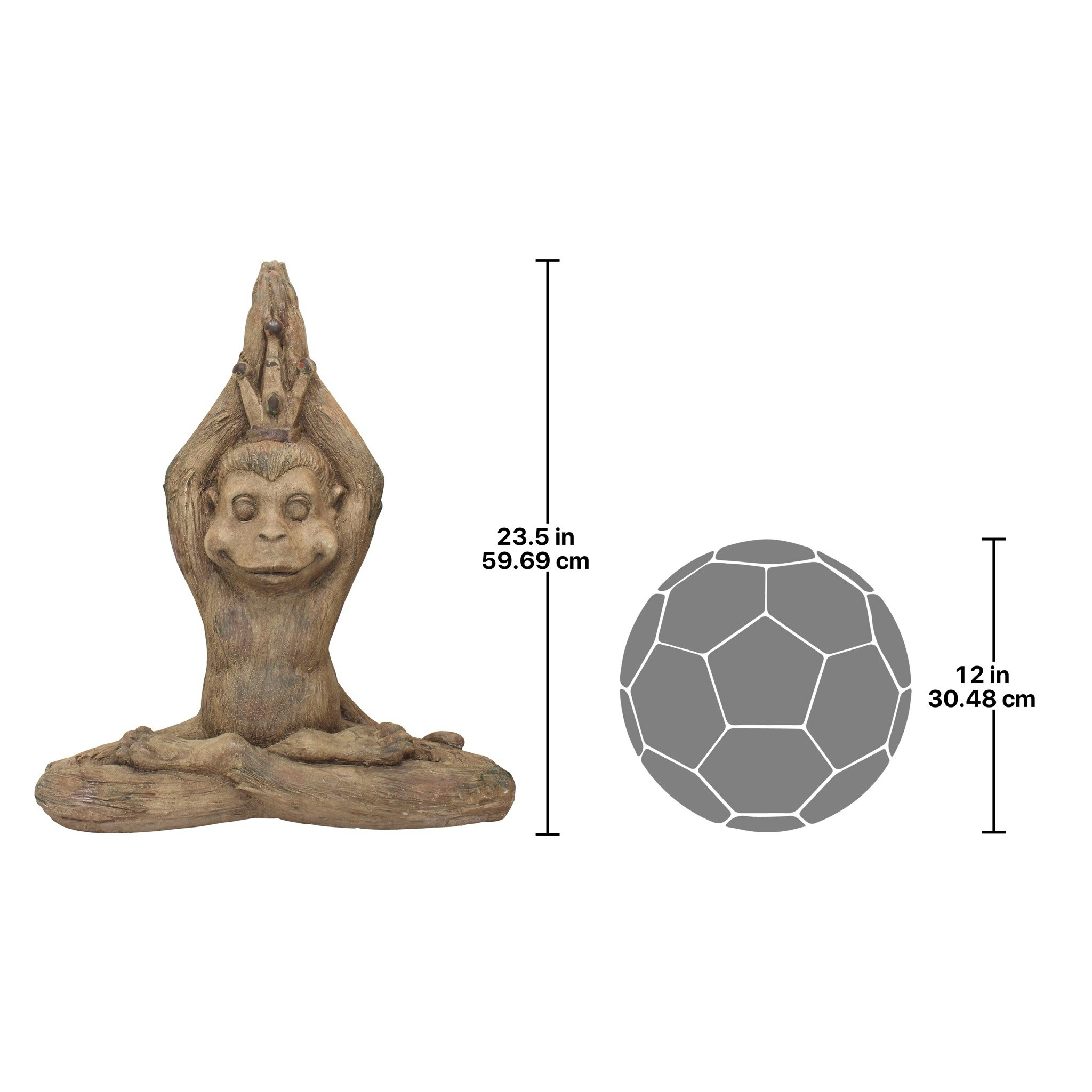 Toscano - Monkey Mantra Zen Animal Statue