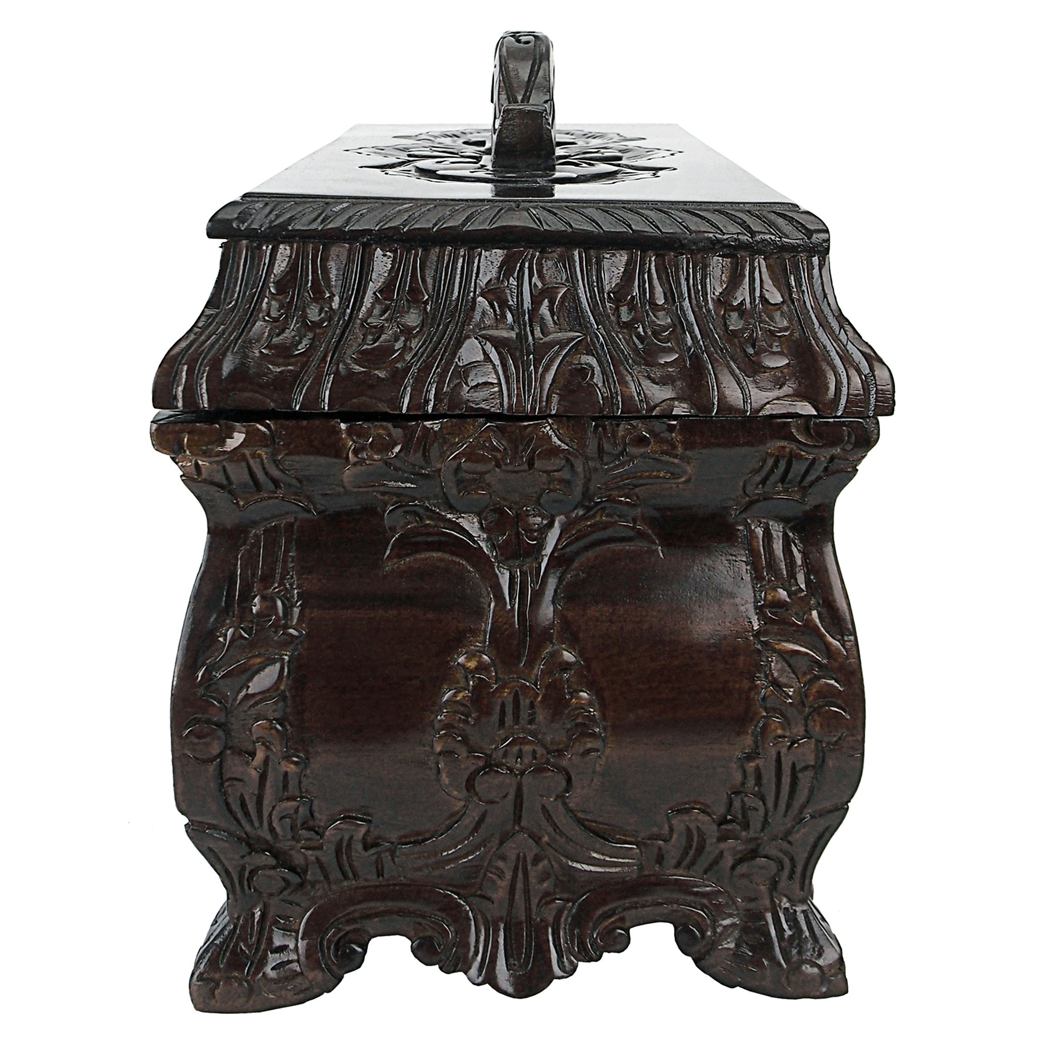 Toscano - Tea Caddy Display Box in Walnut, Mahogany