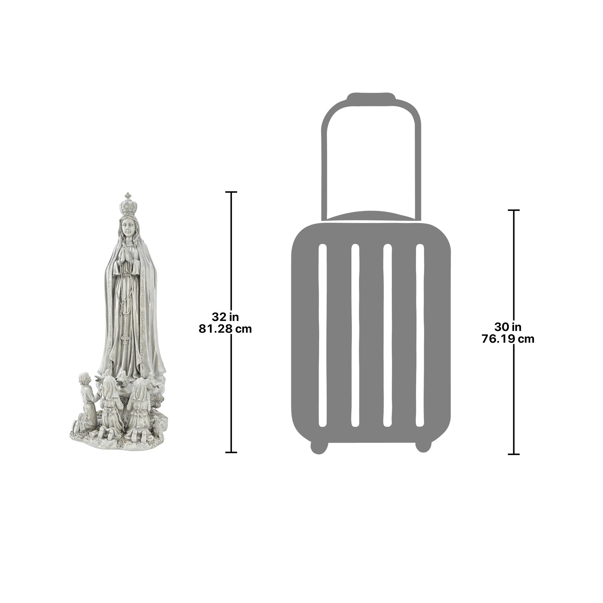 Toscano Our Lady of Fatima Religious Statue - Large