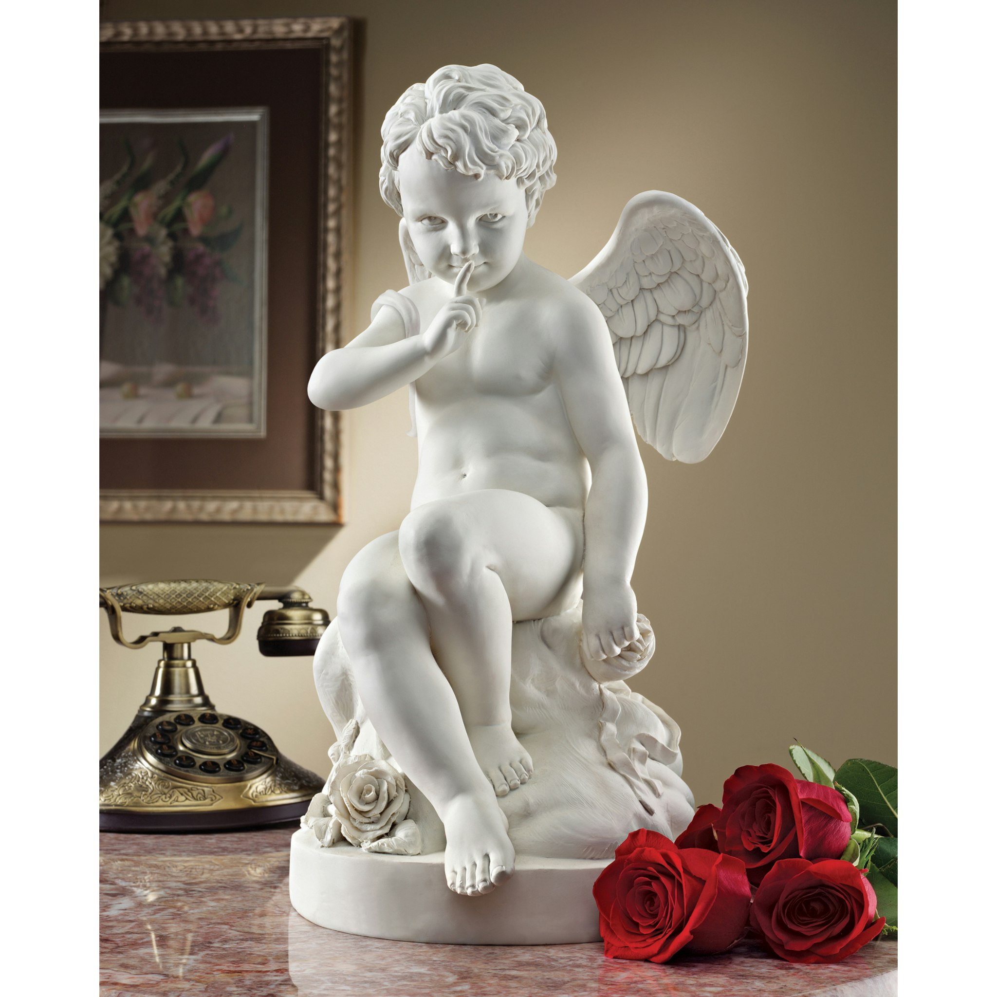 Toscano - Mischievous Cupid Statue