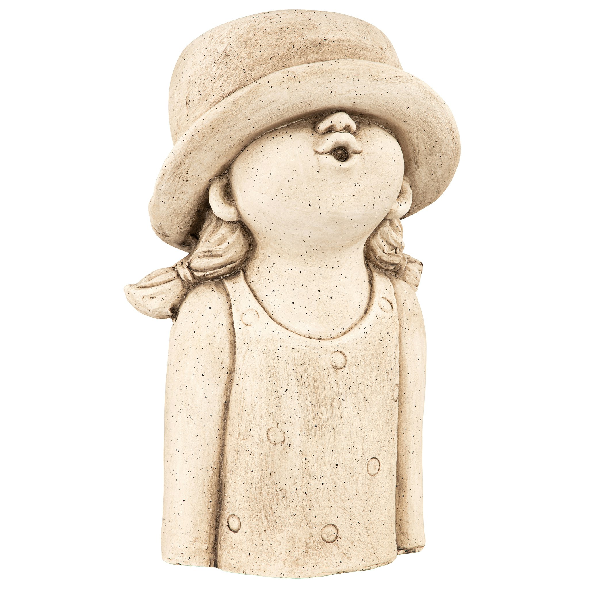 Toscano - Kissy Face Hat Girl Sculptural Planter