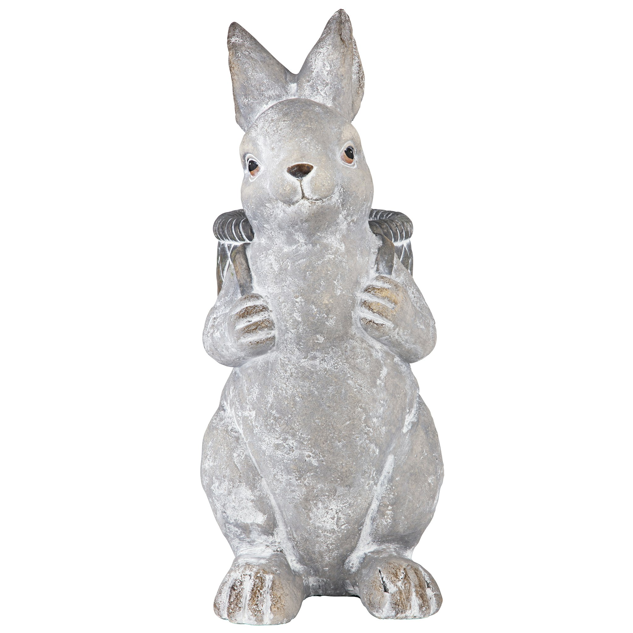 Toscano - Bunny with Basket Bearing Gifts Easter Rabbit Statue