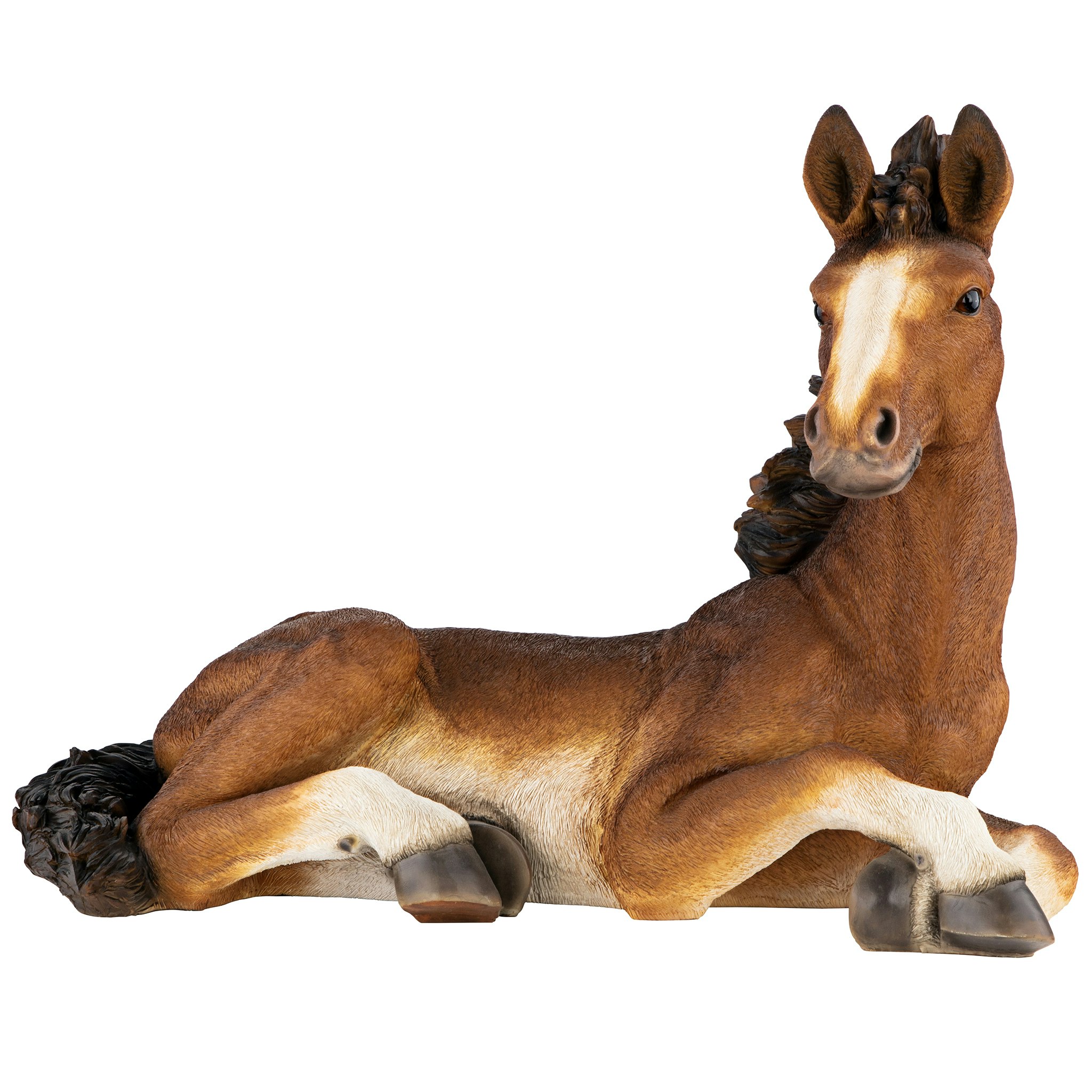 Toscano - Relaxing Pony Horse Foal Statue