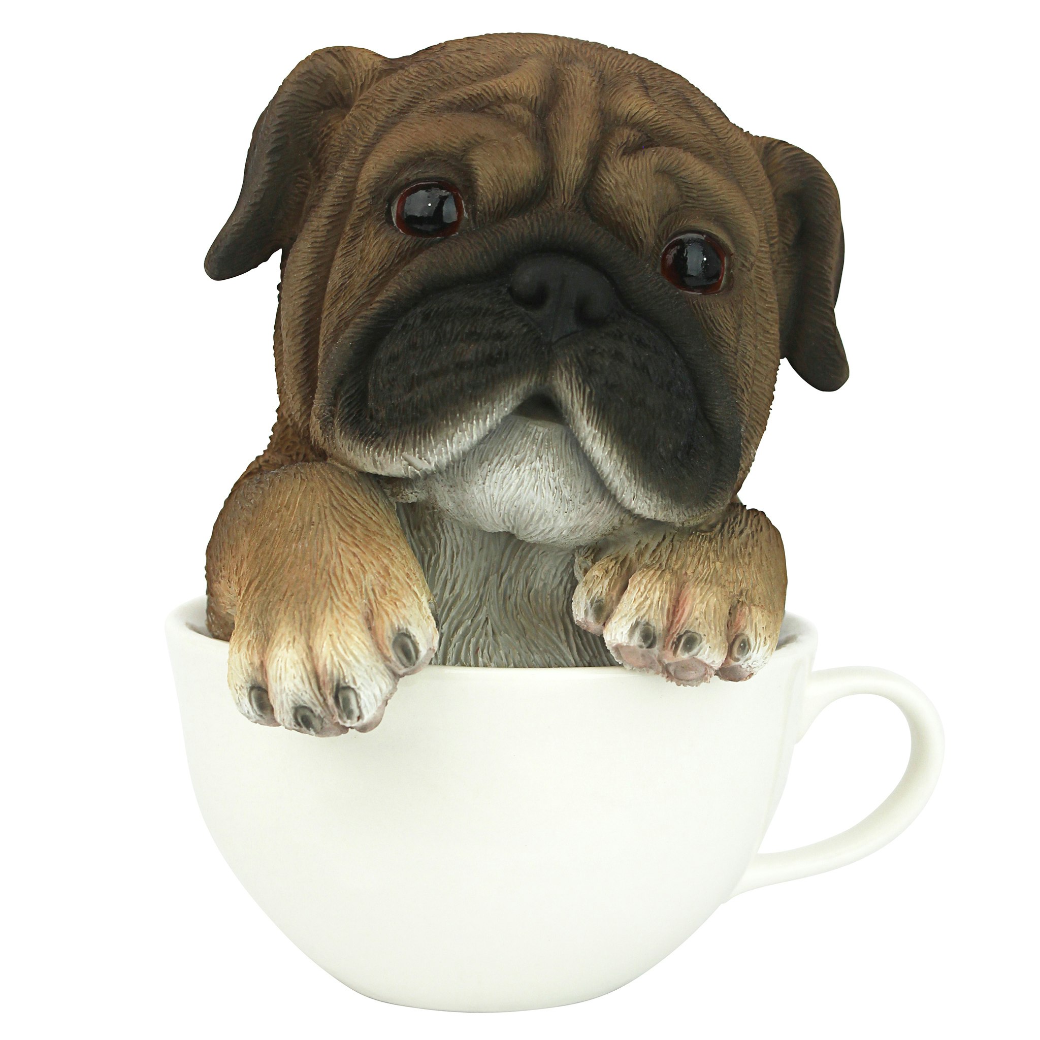 Toscano Puppuccino Puppy Collectible Dog Statue - Pug