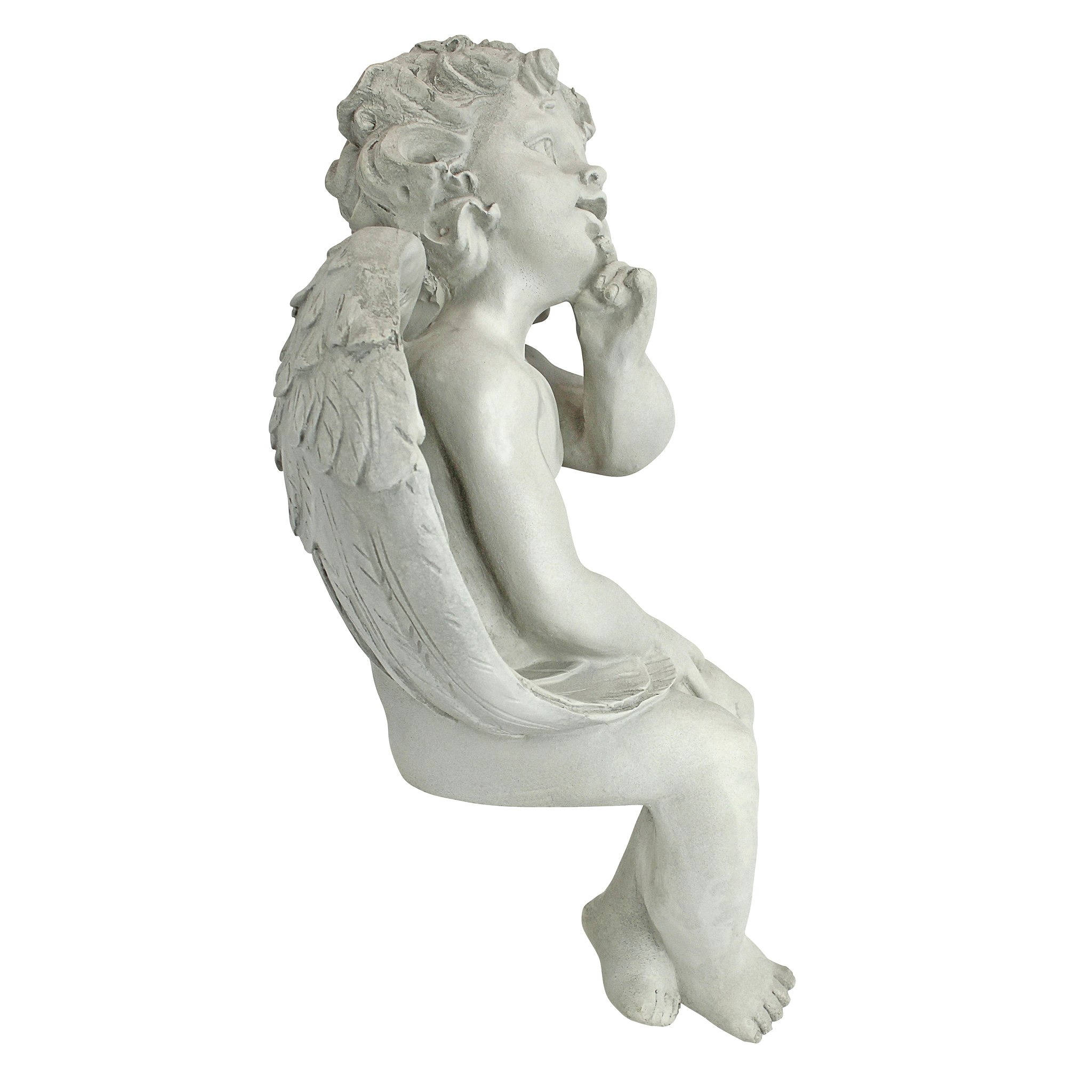 Toscano - Angel of Contemplation Sitting Cherub Statue