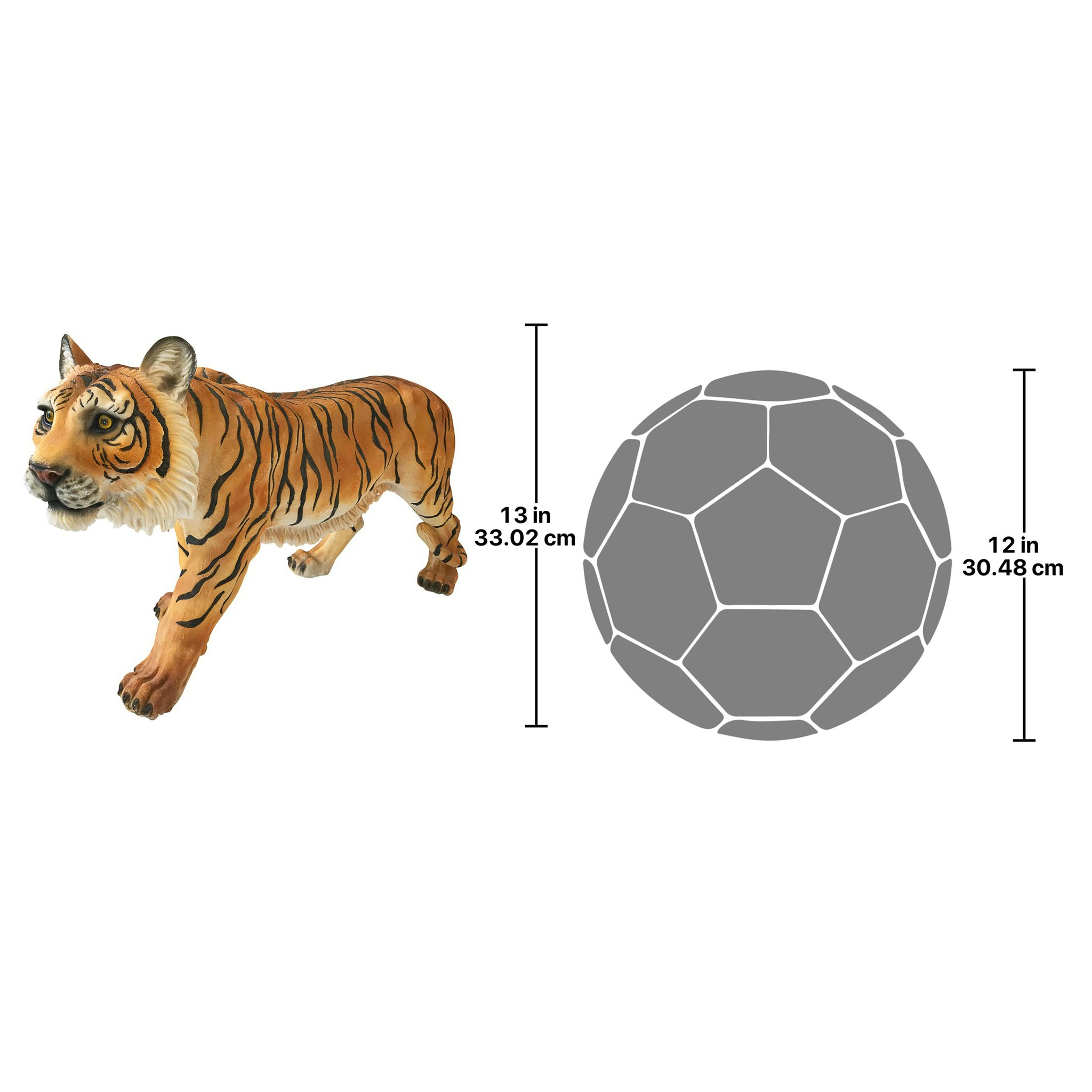 Toscano - Power and Grace Sumatran Tiger Statue