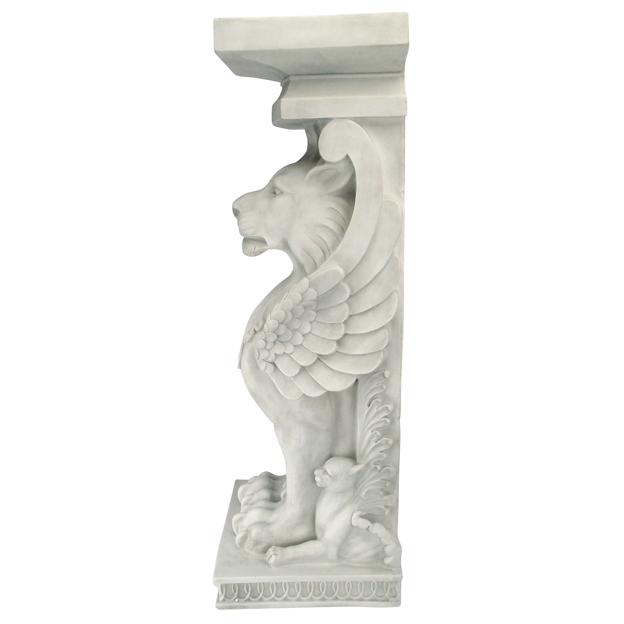 Toscano - Trapezophoron Sculptural Winged Lion Pedestal