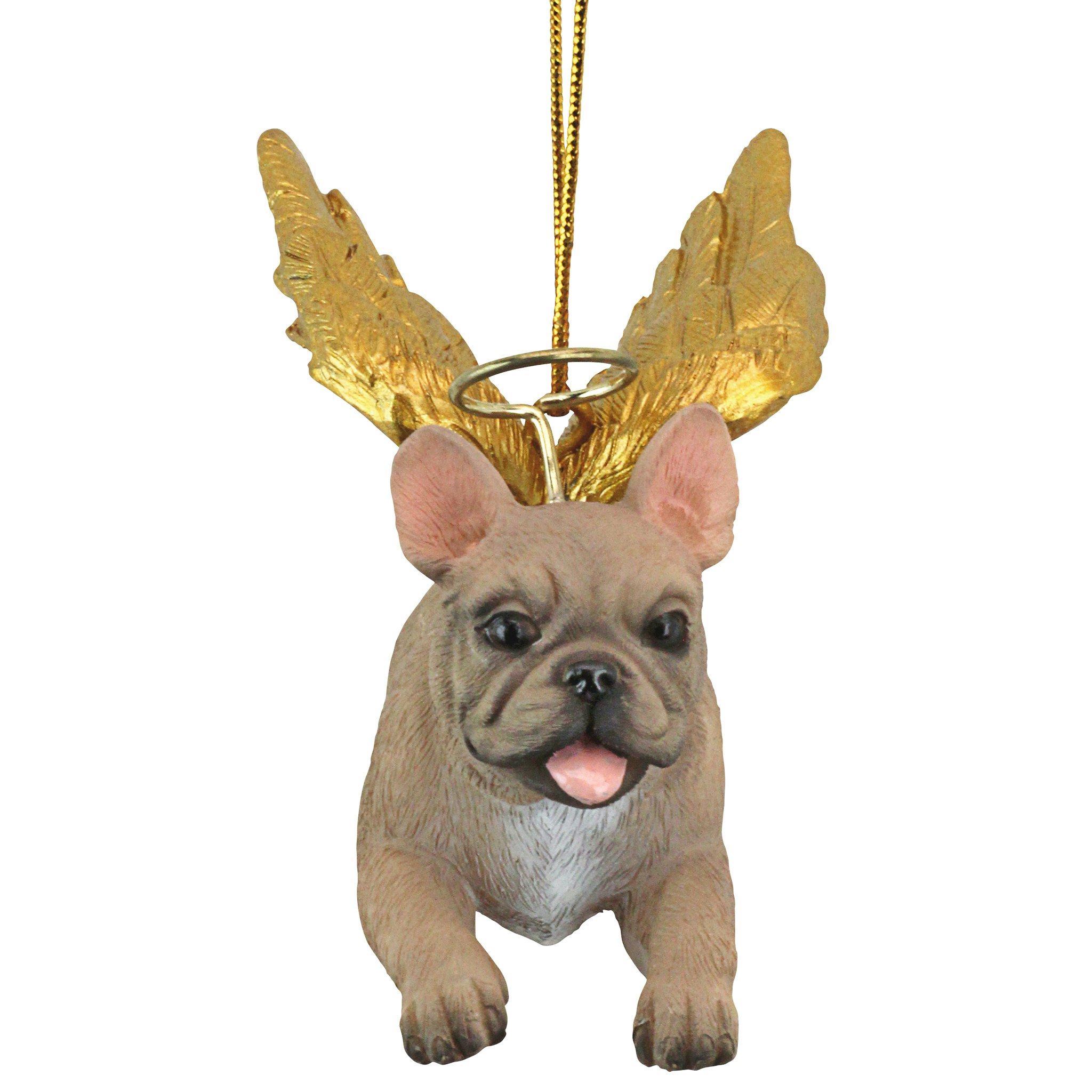 Toscano - Honor Your Pet French Bulldog Holiday Dog Angel Ornament
