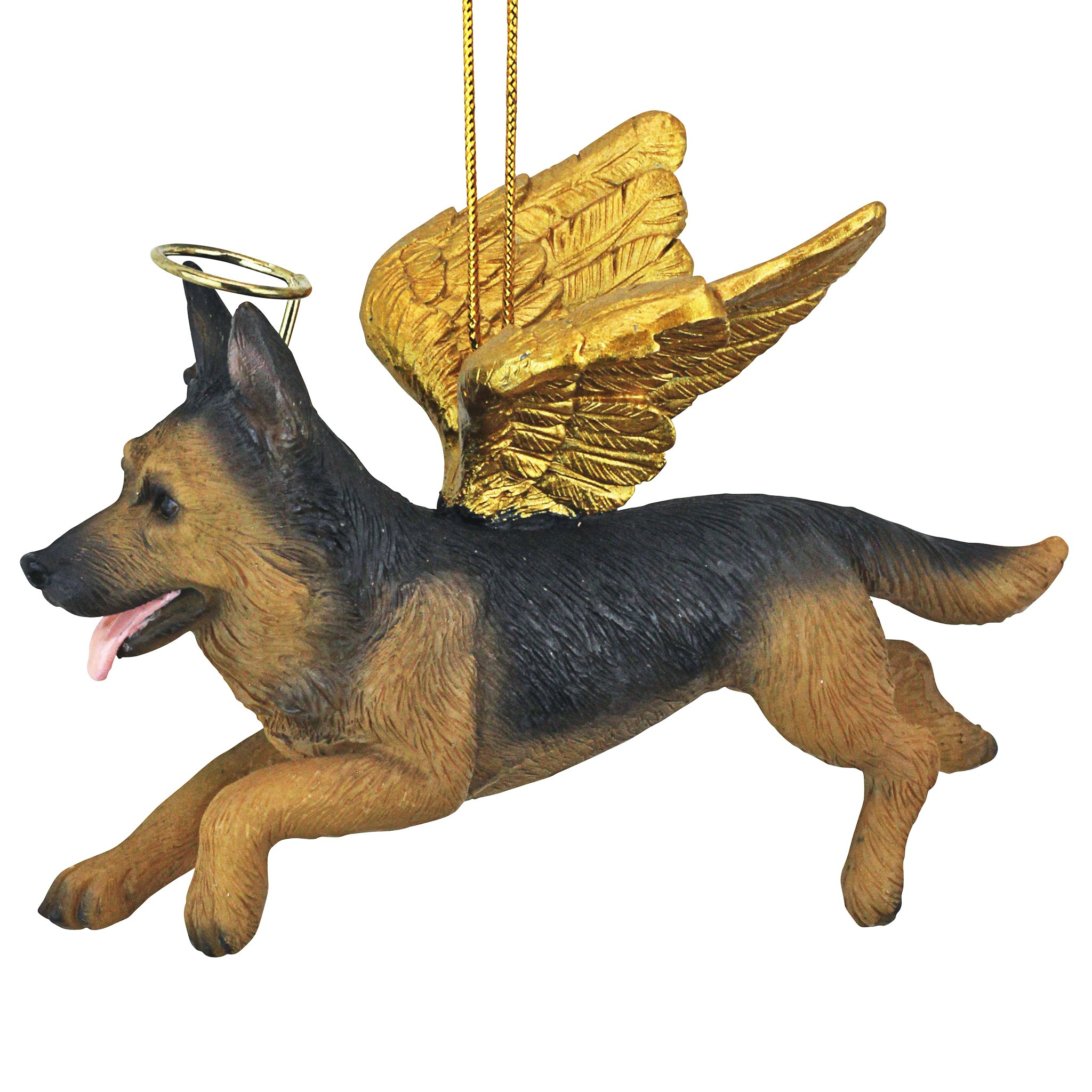 Toscano - Honor Your Pet German Shepherd Holiday Dog Angel Ornament