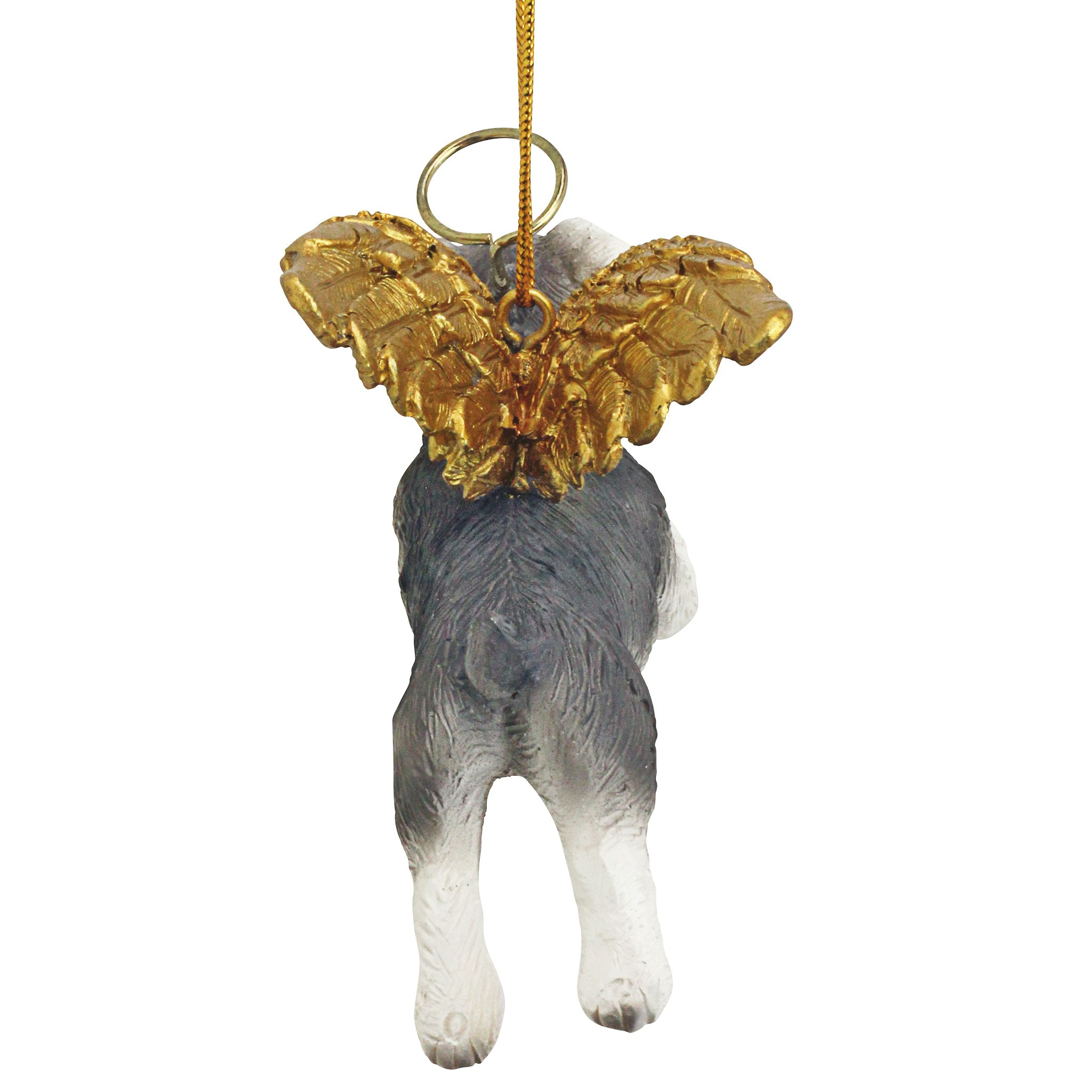Toscano - Honor Your Pet Mini Schnauzer Holiday Dog Angel Ornament