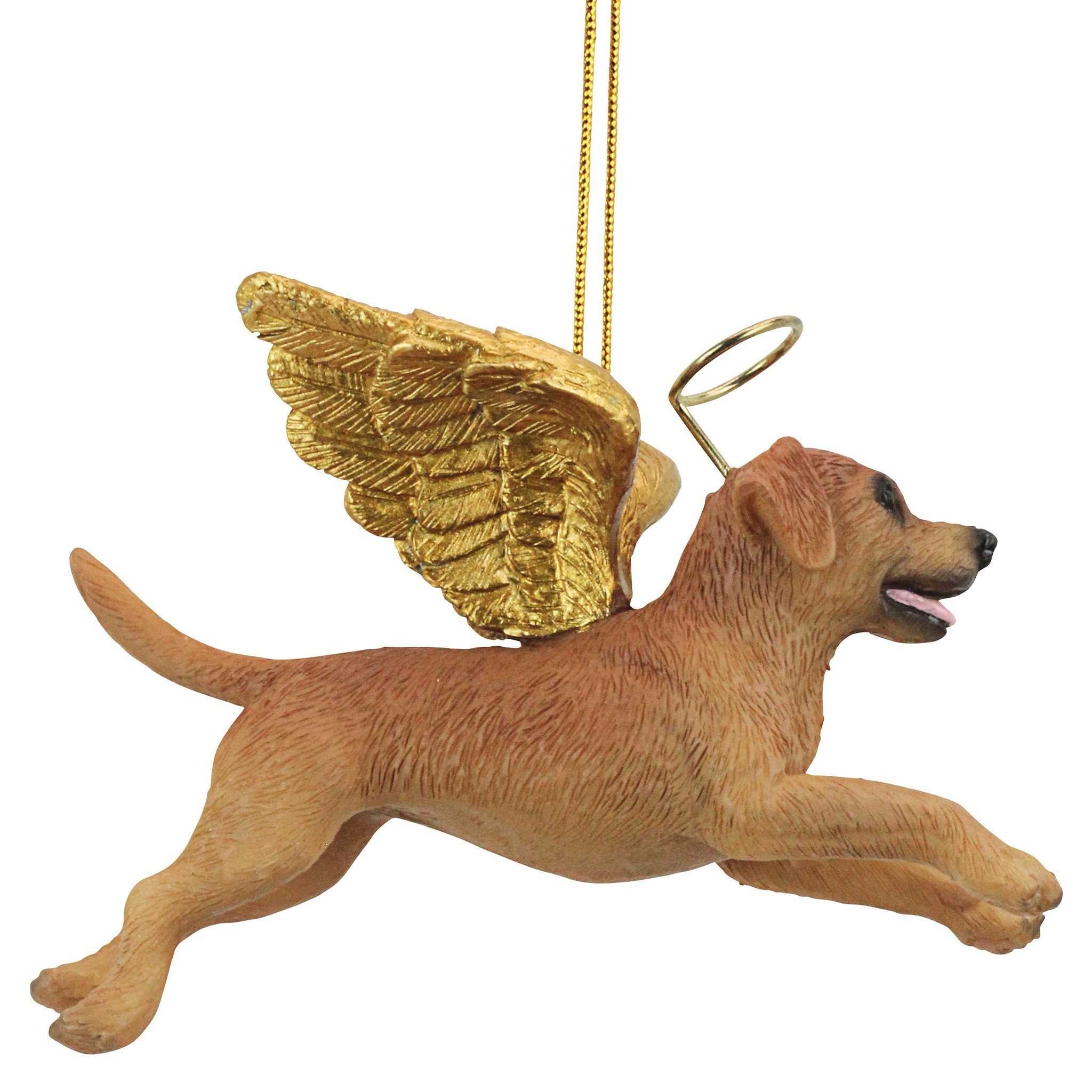 Toscano - Honor Your Pet Golden Retriever Holiday Dog Angel Ornament