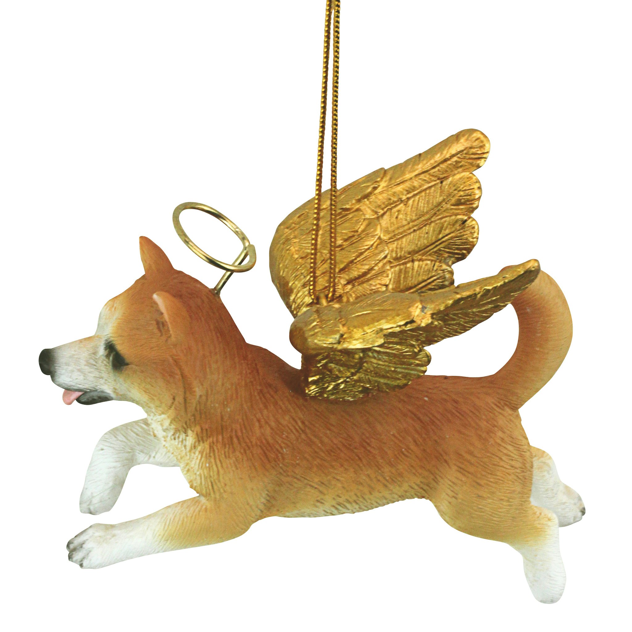 Toscano - Honor Your Pet Welsh Corgi Holiday Dog Angel Ornament