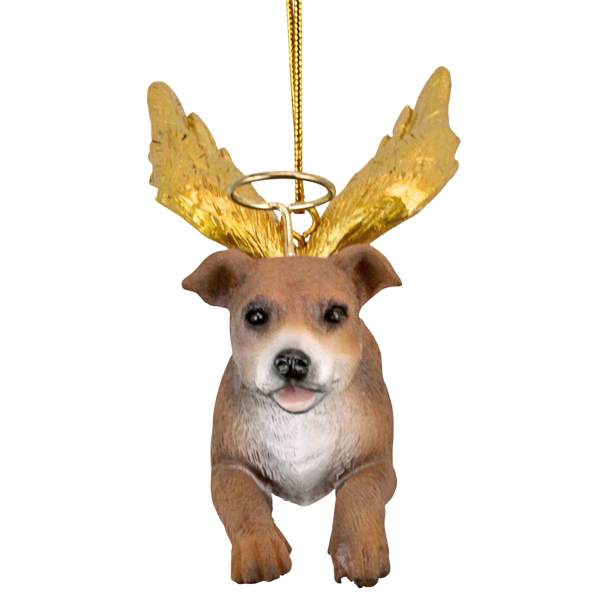 Toscano - Honor Your Pet Pit Bull Holiday Dog Angel Ornament