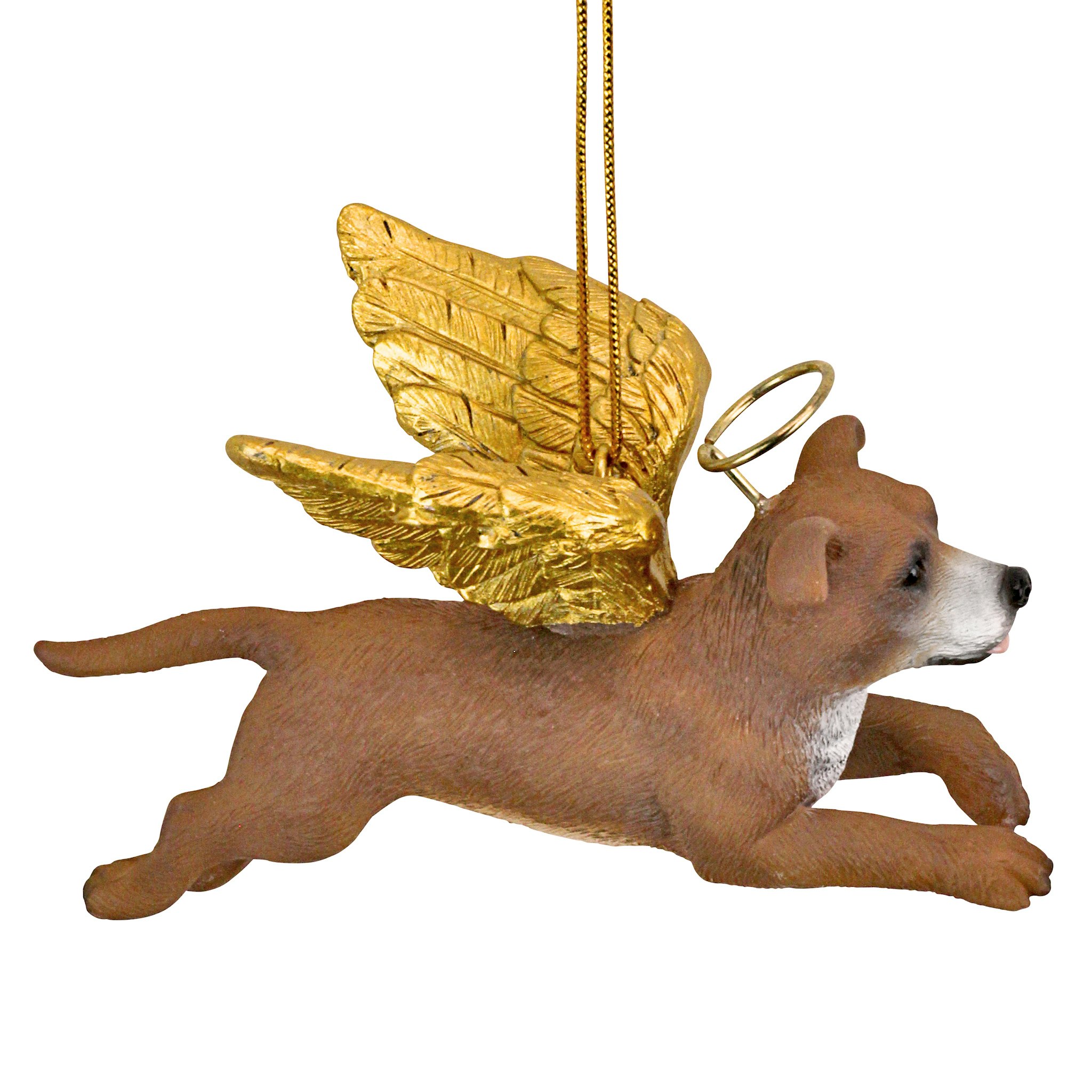Toscano - Honor Your Pet Pit Bull Holiday Dog Angel Ornament