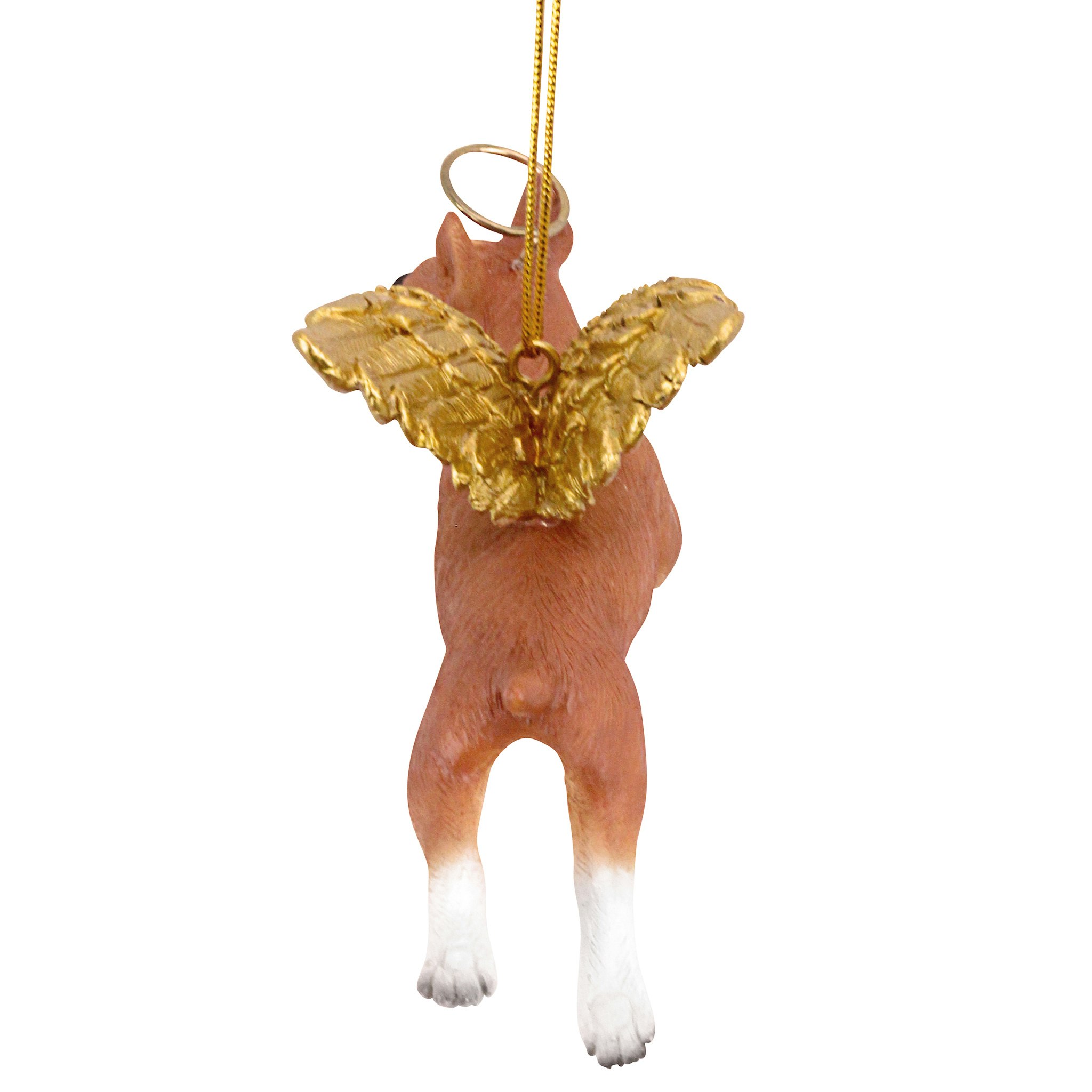 Toscano - Honor Your Pet Boxer Holiday Dog Angel Ornament